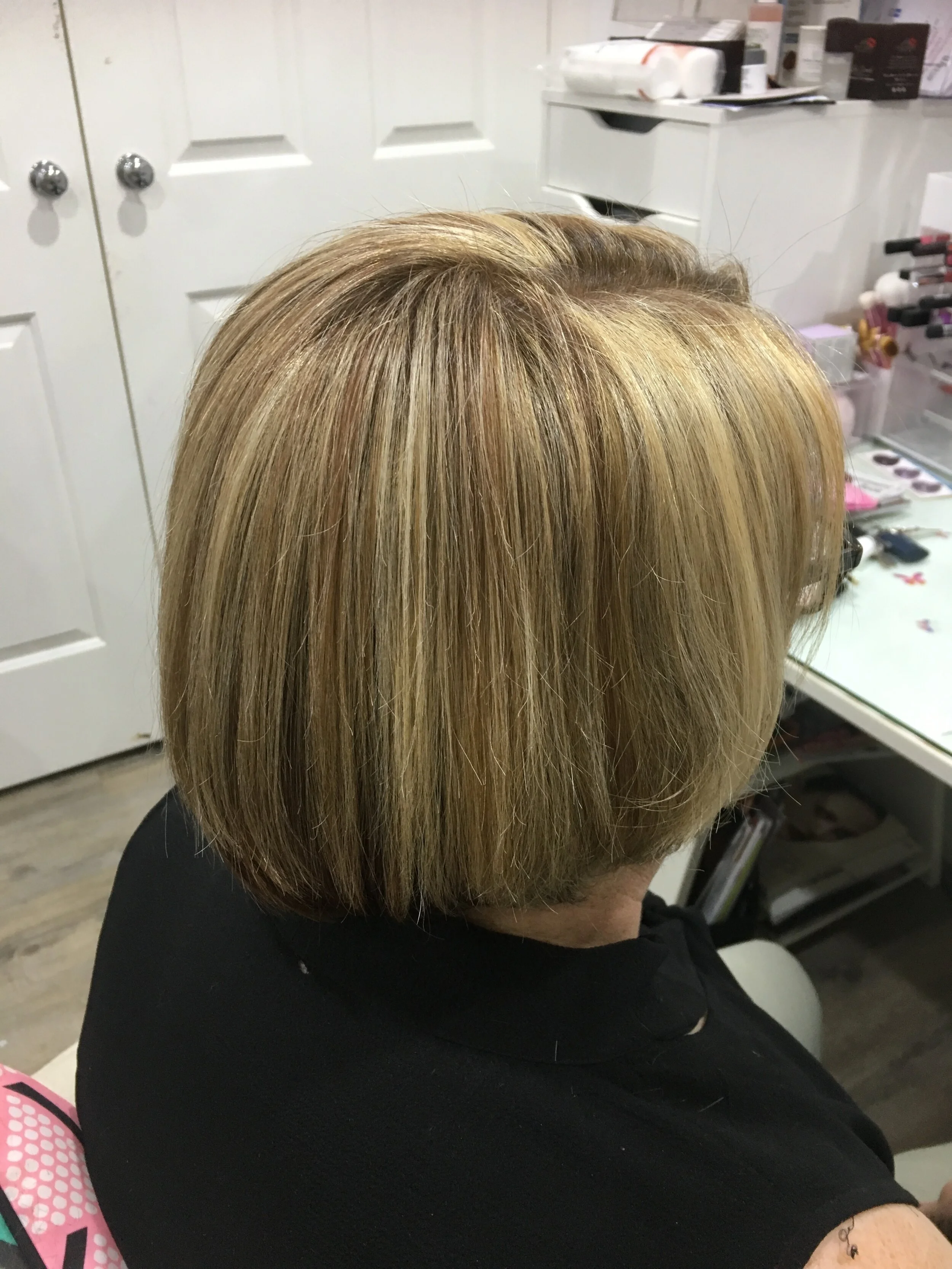 Honey Blonde Foils