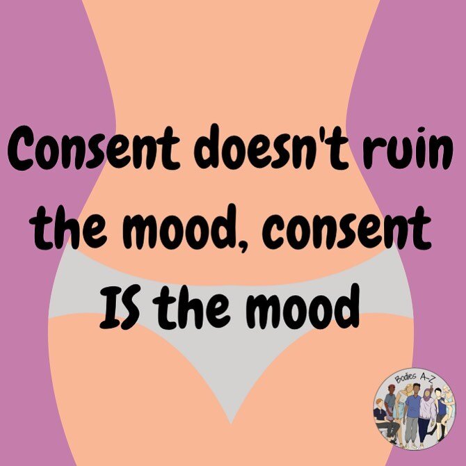REMEMBER, consent is required at all times during sex. 

Consent can be taken back at any time; if your partner is not continuously enthusiastic throughout sex... 
‼️STOP and ASK‼️ 

😉Stopping and checking IS sexy☺️

Check out this weeks episode of 