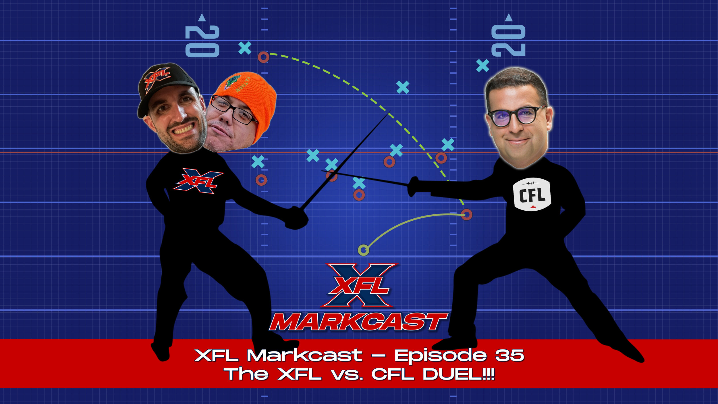 Episode 35 - The XFL vs. CFL DUEL!