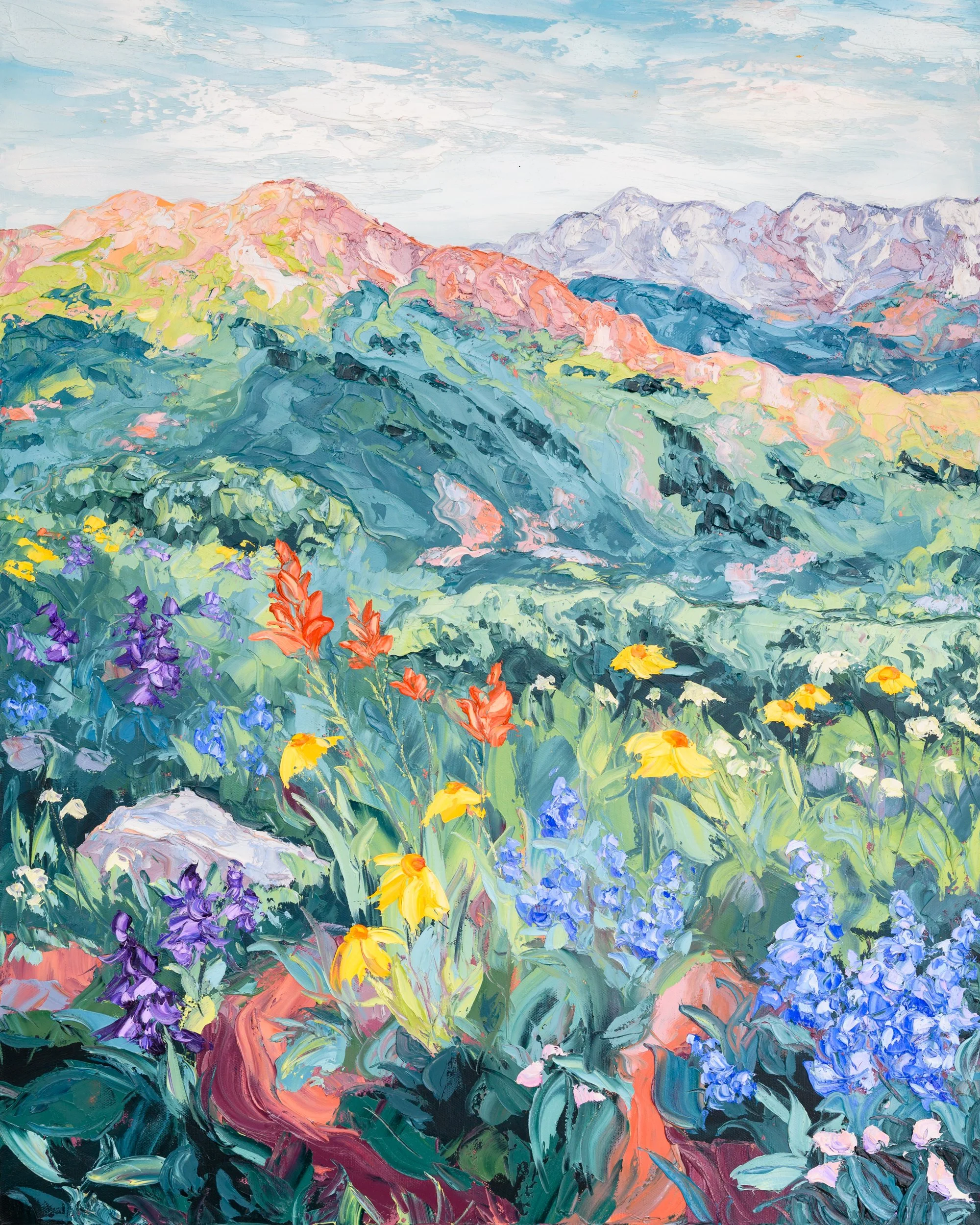 "There and Back Again" 24" x 30" Oil on Canvas. SOLD
