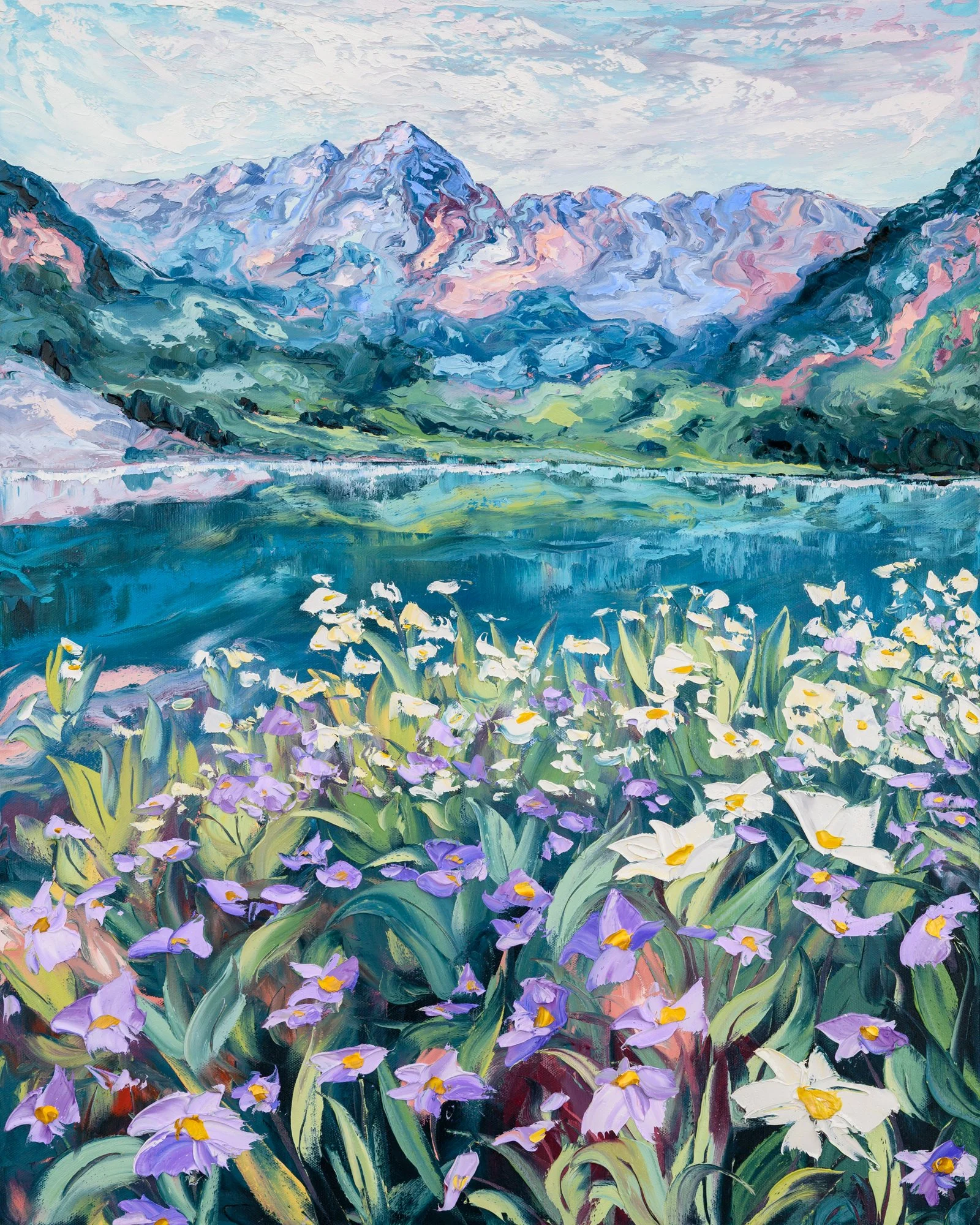 "Awakening" 24" x 30" Oil on Canvas. SOLD