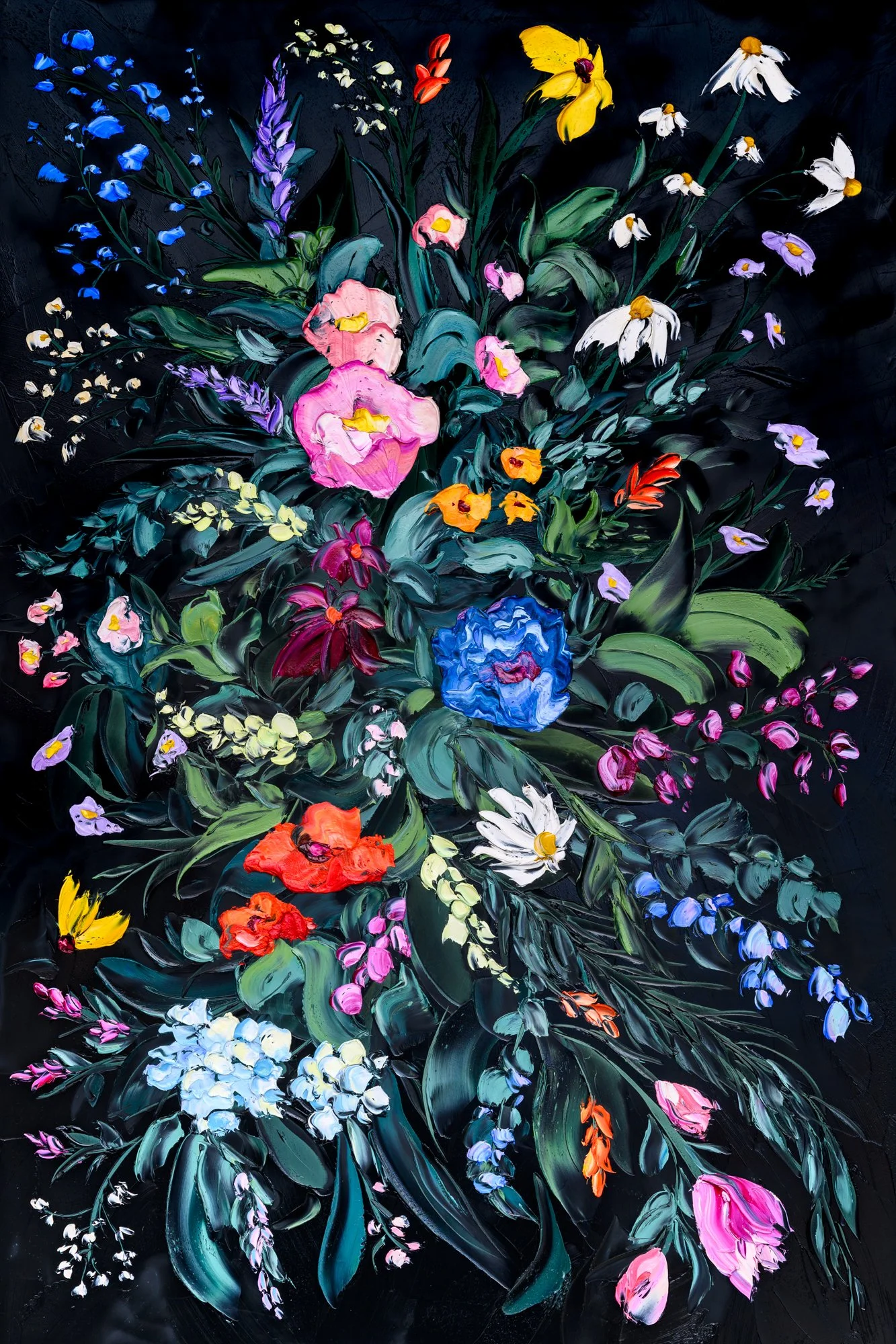 "Once Upon a Time" 24" x 36" Oil on Wood. SOLD