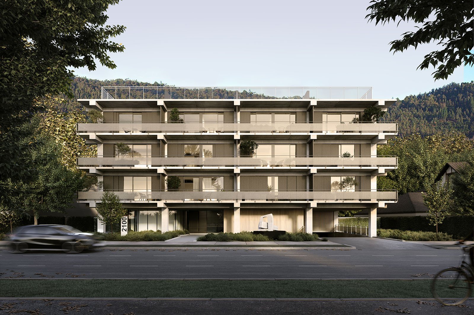 Renders Inmobiliarios - M2100 Providencia — Luft Render 3D