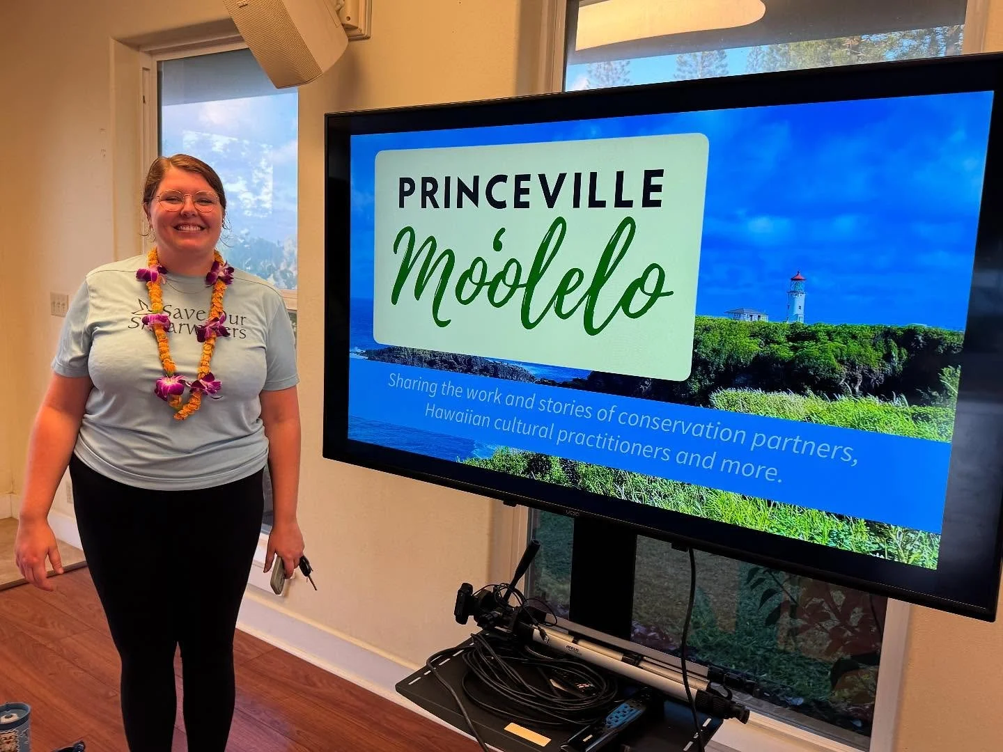 Mahalo nui loa to Jacqueline Nelson of Save Our Shearwaters for her great presentation this week as part of our Princeville Mo’olelo free lecture series. She shared information about Fallout Season and how we can all help our endangered seabird