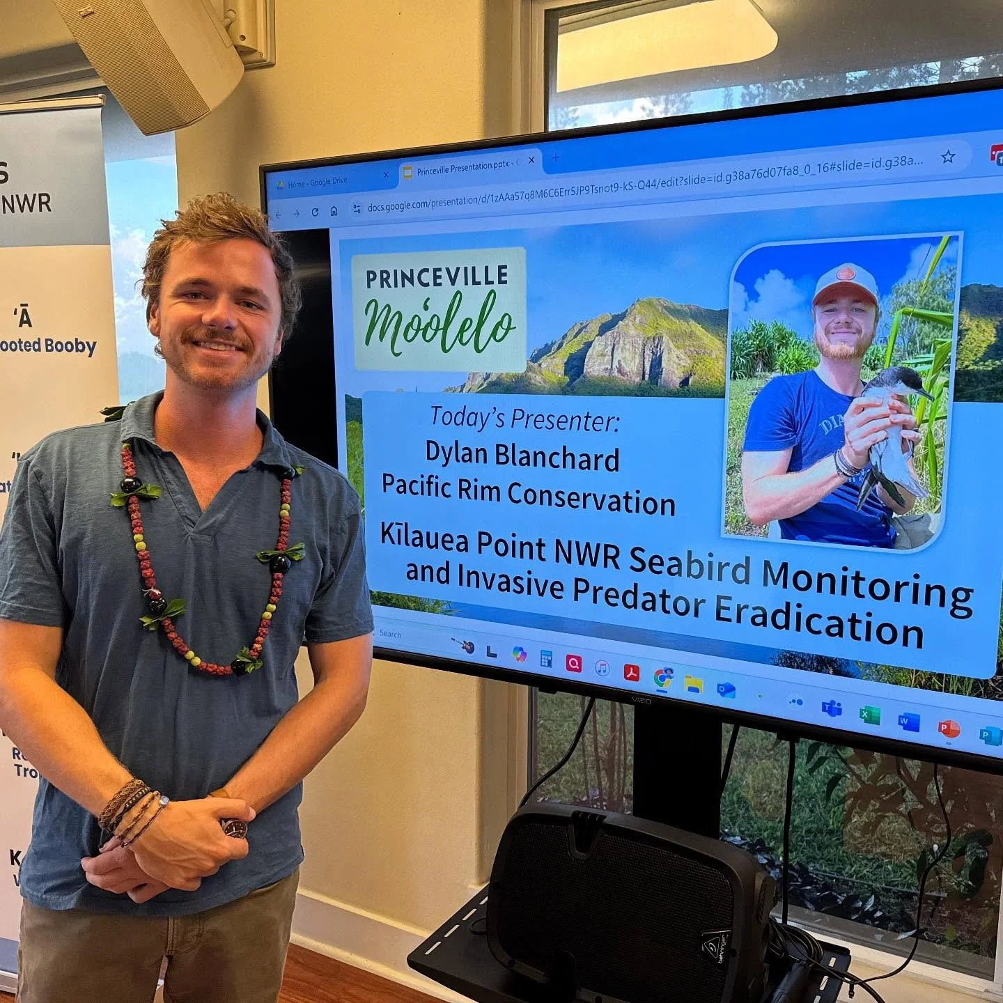 Mahalo nui loa to Dylan Blanchard of Pacific Rim Conservation for his talk this week providing project updates on the Kīlauea Point NWR Seabird Monitoring and Invasive Predator Eradication. The recording is now available on our YouTube channel and ar
