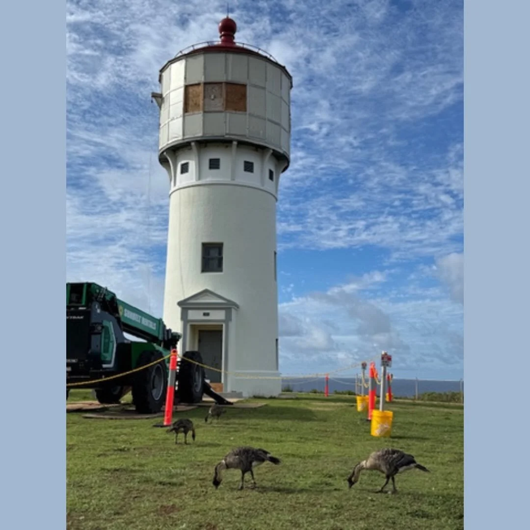 Work continues on the restoration of the Daniel K. Inouye Kīlauea Point Lighthouse. Come learn all about it, along with some fascinating history of our beloved beacon, as our Princeville Moʻolelo free lecture series continues on Tuesday, April 21st. 
