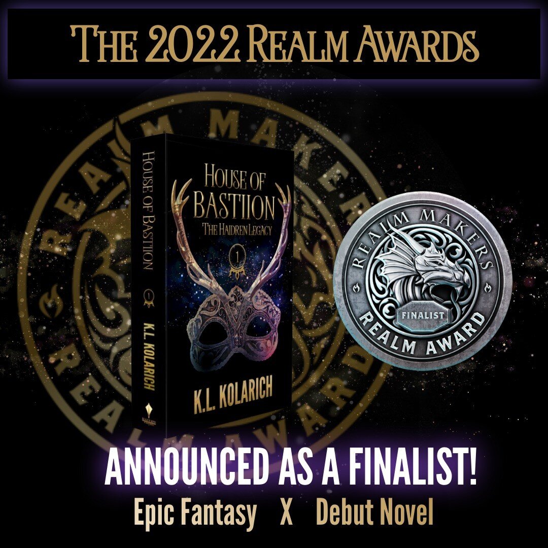 ⚔👑All&ouml;h, #TeamHaidren! Huge news from the Orynthian realm today, as @thehaidrenlegacy by @k.l.kolarich has been named a two-time Finalist in the 𝟐𝟎𝟐𝟐 𝐑𝐞𝐚𝐥𝐦 𝐀𝐰𝐚𝐫𝐝𝐬👑 ⚔

𝐅𝐈𝐍𝐀𝐋𝐈𝐒𝐓: 𝐄𝐩𝐢𝐜 𝐅𝐚𝐧𝐭𝐚𝐬𝐲

𝐅𝐈𝐍𝐀𝐋𝐈𝐒𝐓: 