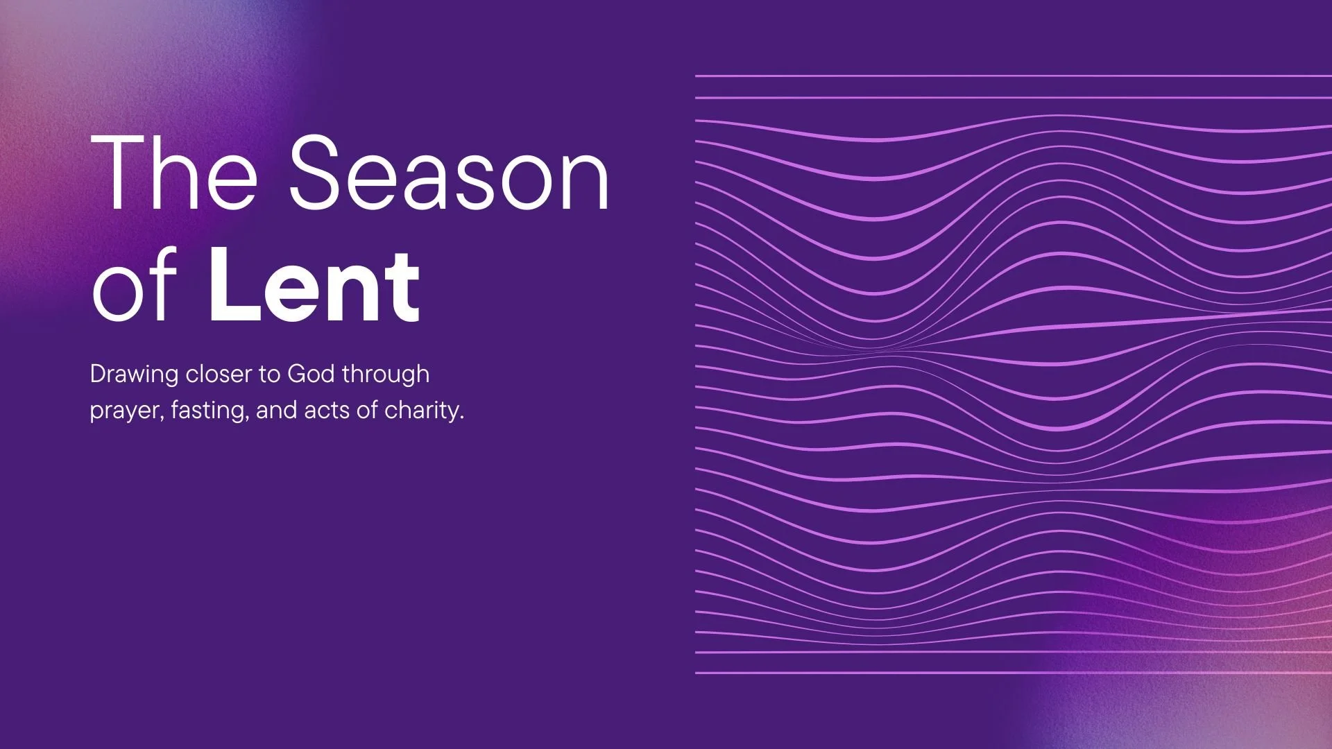 The Season of Lent