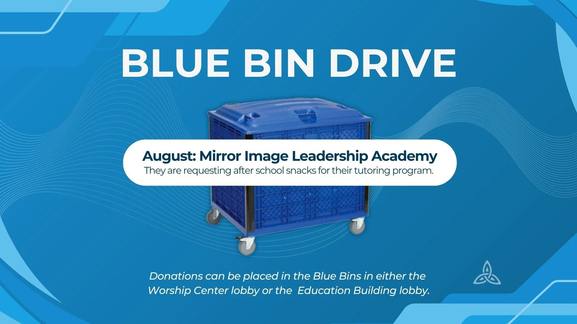 Missions Blue Bin Drive