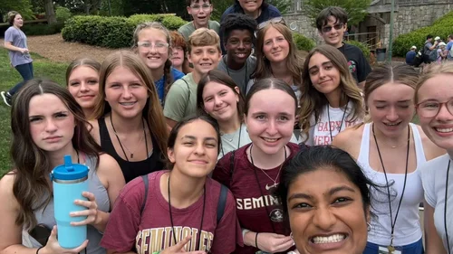 Bridge Youth students together at a gathering