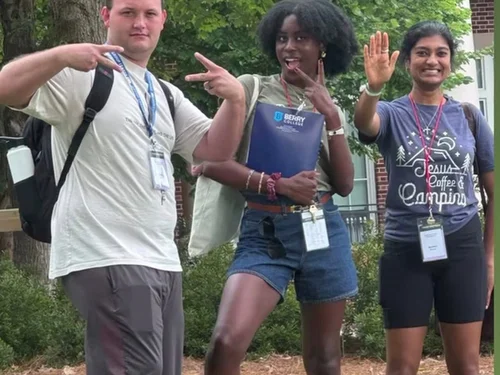 Bridge Youth students and leaders at a summer event