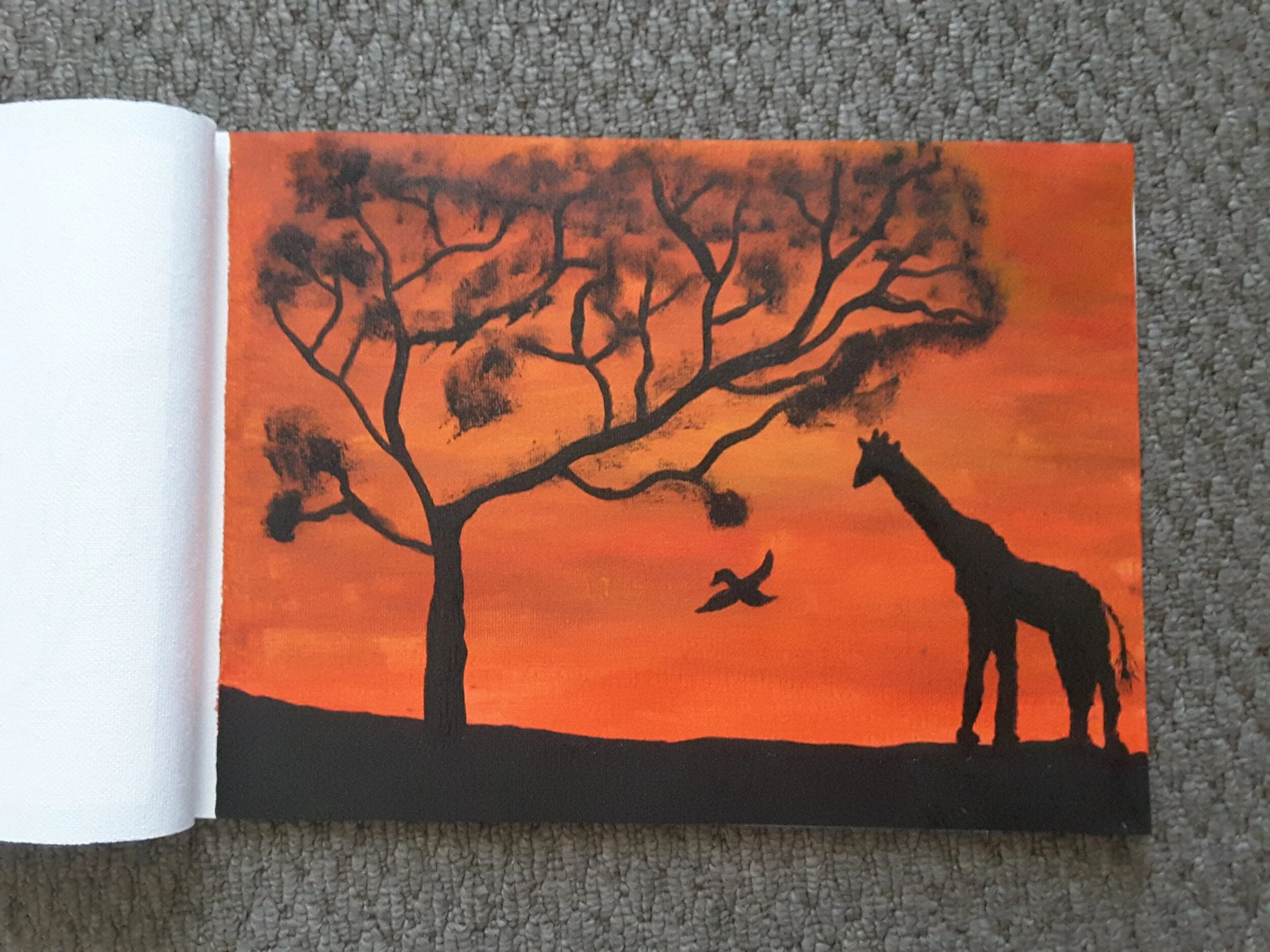 African Sunset by Abhinav