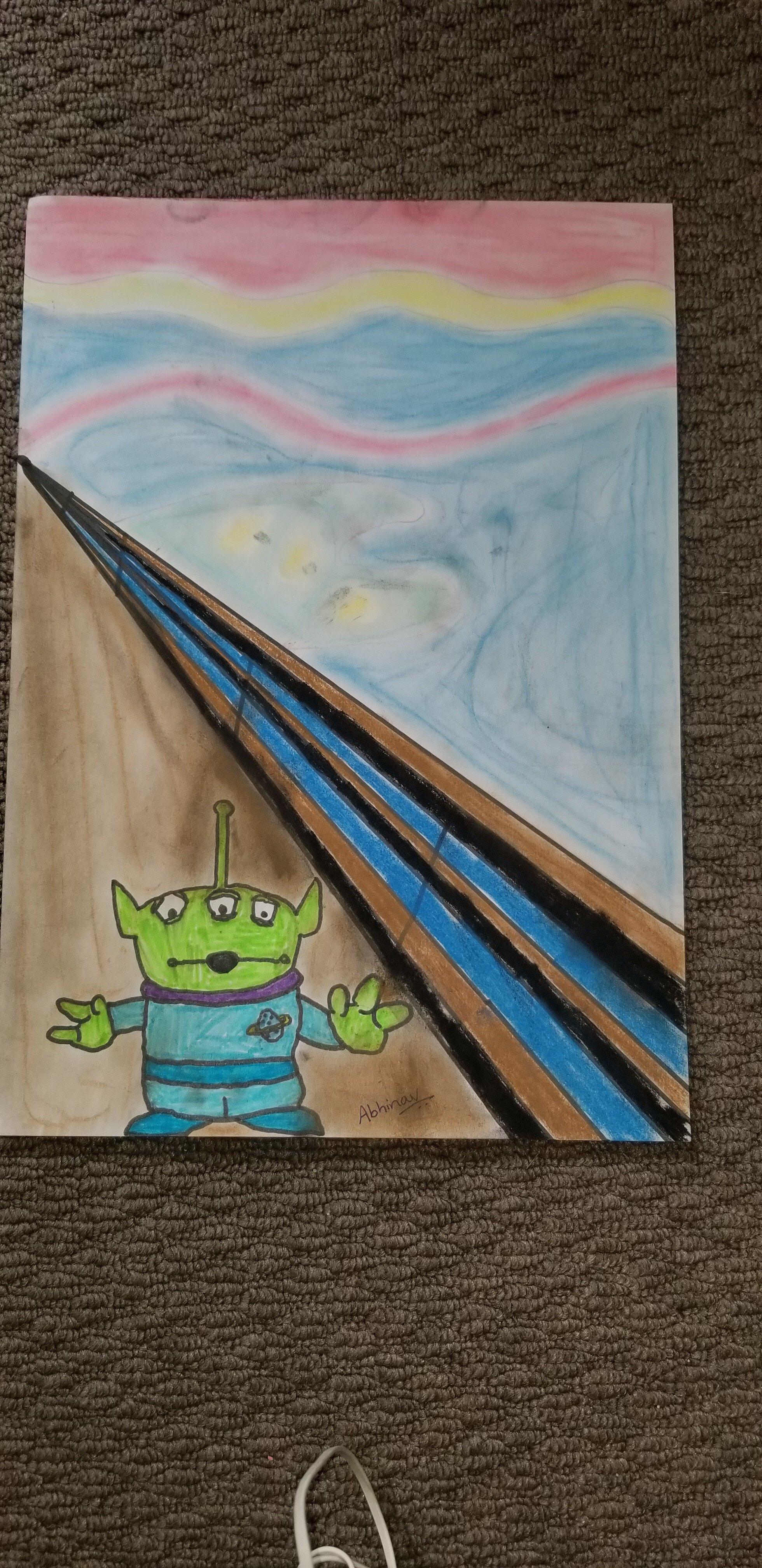 The Scream by Abhinav