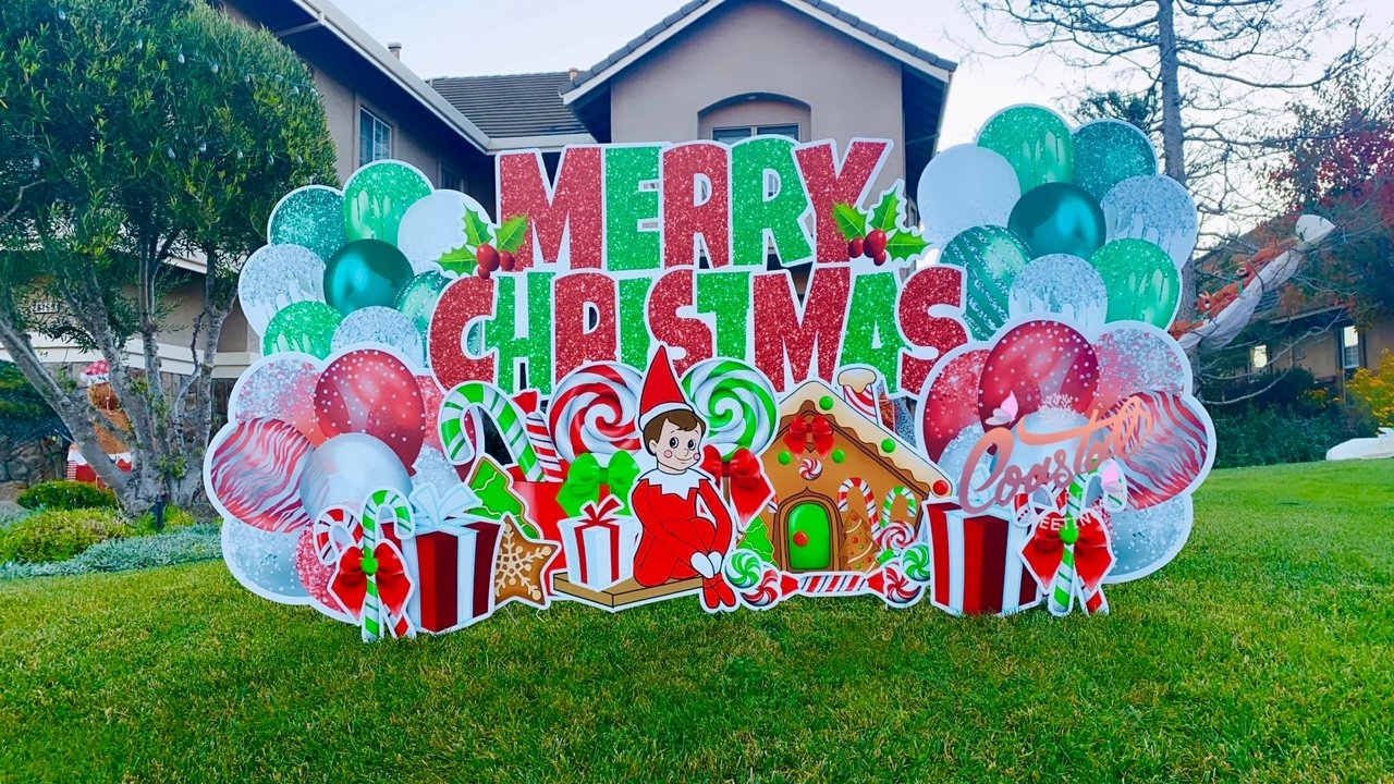 Elf on the Shelf appears on your yard!