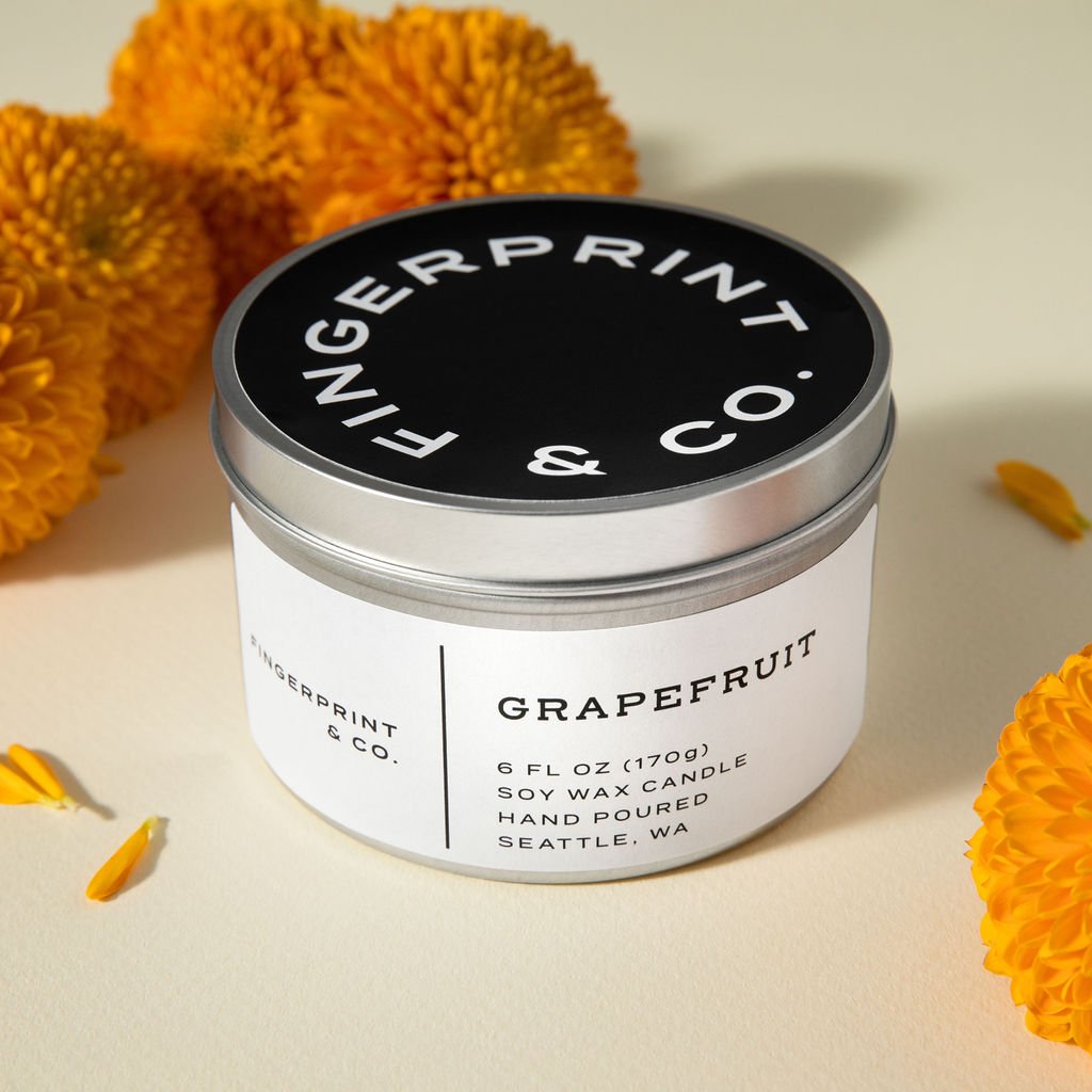 Vanilla Oak Soy Candle Fingerprint Co 