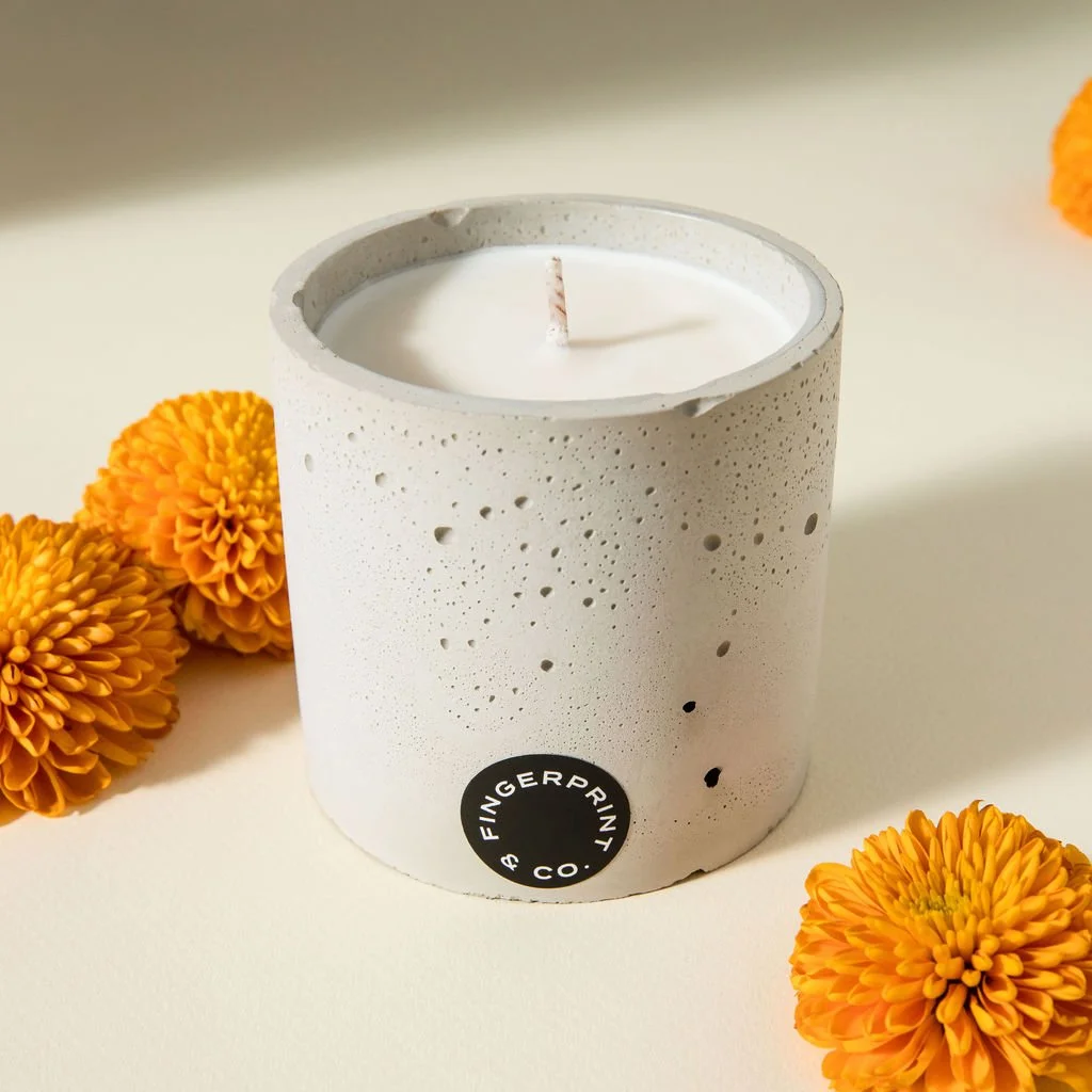 Vanilla Oak Soy Candle Fingerprint Co 