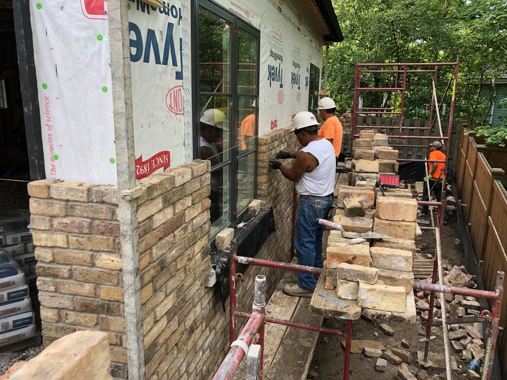 Repurposing reclaimed common brick