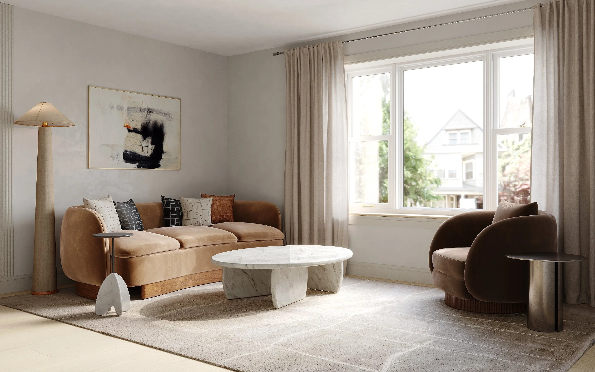 Interior Living Room View