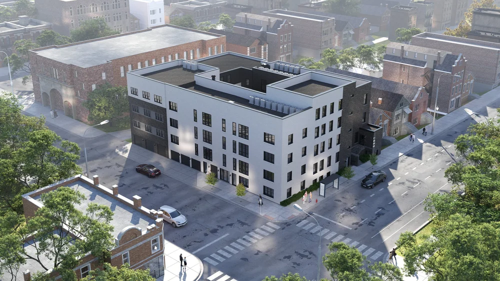 New Construction Design of a Multi-Family Building in Pilsen Chicago ...