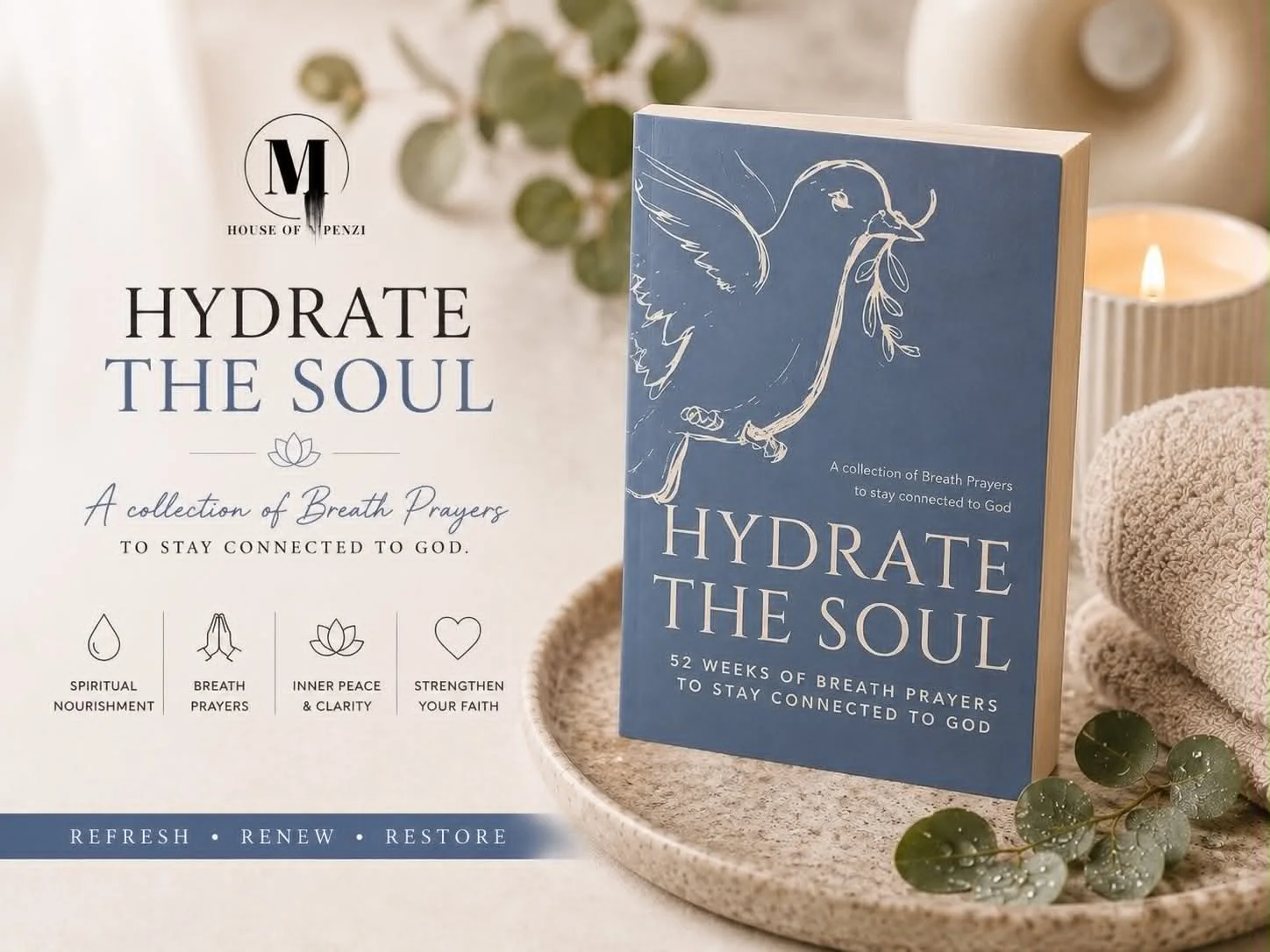 Hydrate the Soul: 52 weeks of Breath Prayers To Stay Connected To God