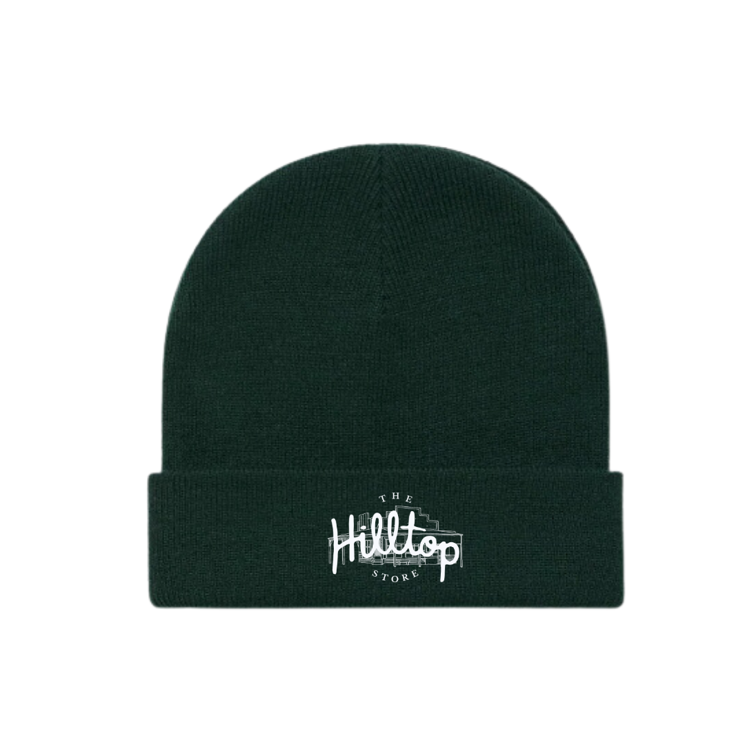 The Hilltop Store_Beanie_Green_ Logo_Merchandise.png