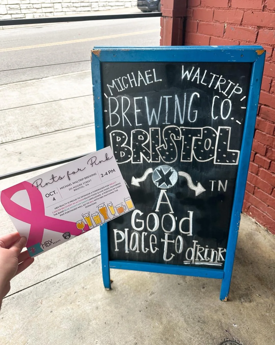 We will see you this afternoon from 2-4 to support Breast Cancer Recovery in Action! 🩷🍺
