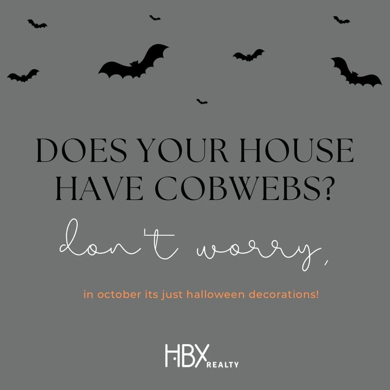 Welcome to the month where some cobwebs finally fit the decor! 😜