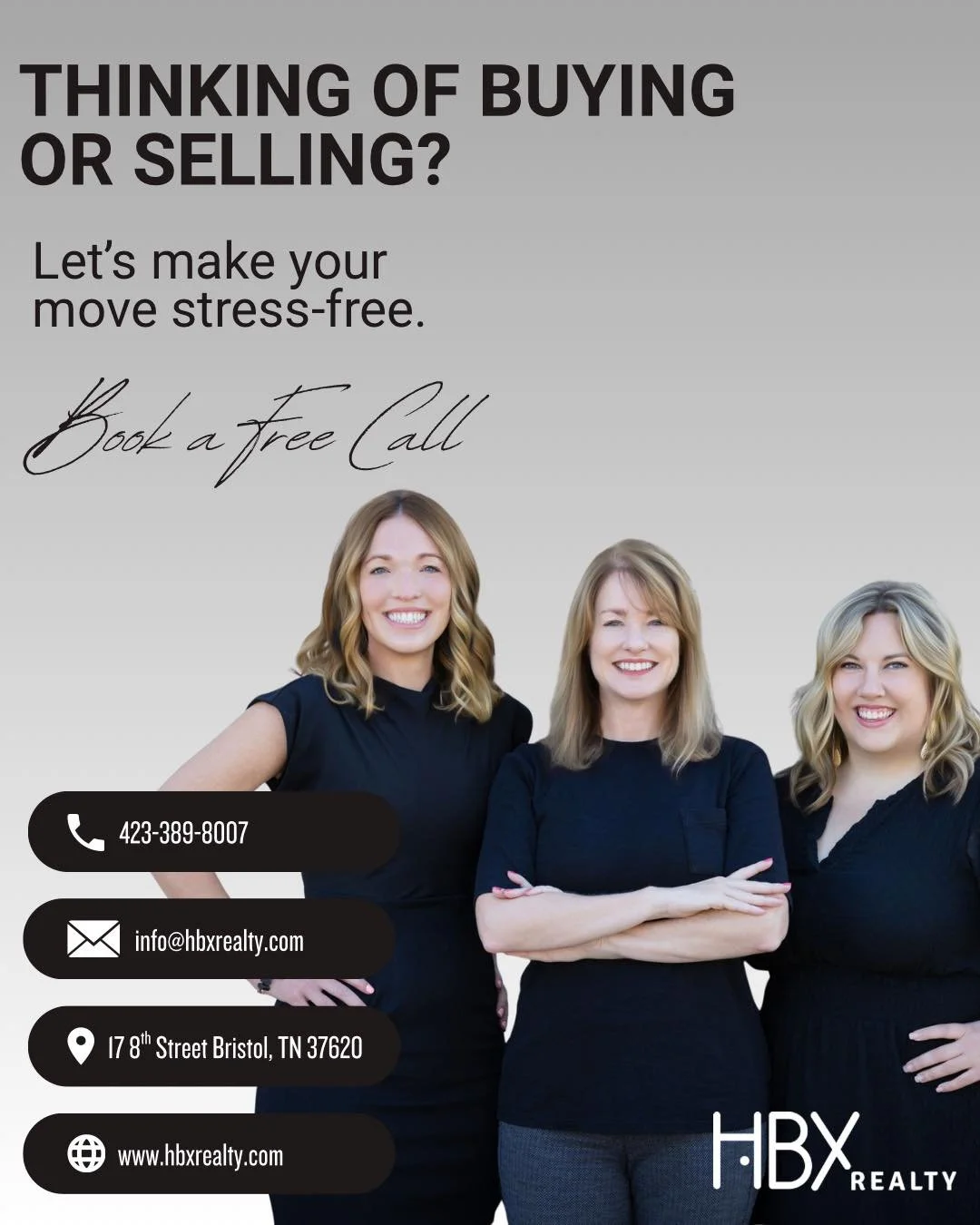 Whether you&rsquo;re looking to buy or sell, our team would be honored to serve you! We love what we do, and being apart of your family&rsquo;s journey at any stage is such a joy! 

Fill out this form on our website to get the ball rolling! 

https:/