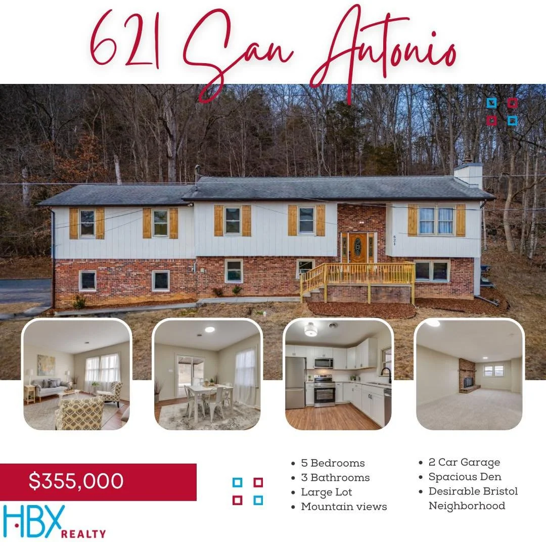 Don&rsquo;t sleep on this huge house in Bristol, TN! If space is what you need, look no further! 

Updated, 5 bedrooms, 1 acre lot, convenient location&hellip;. Just to name a few 😏😉

What are you waiting for!? 

📲 423-389-8007

Listing provided b