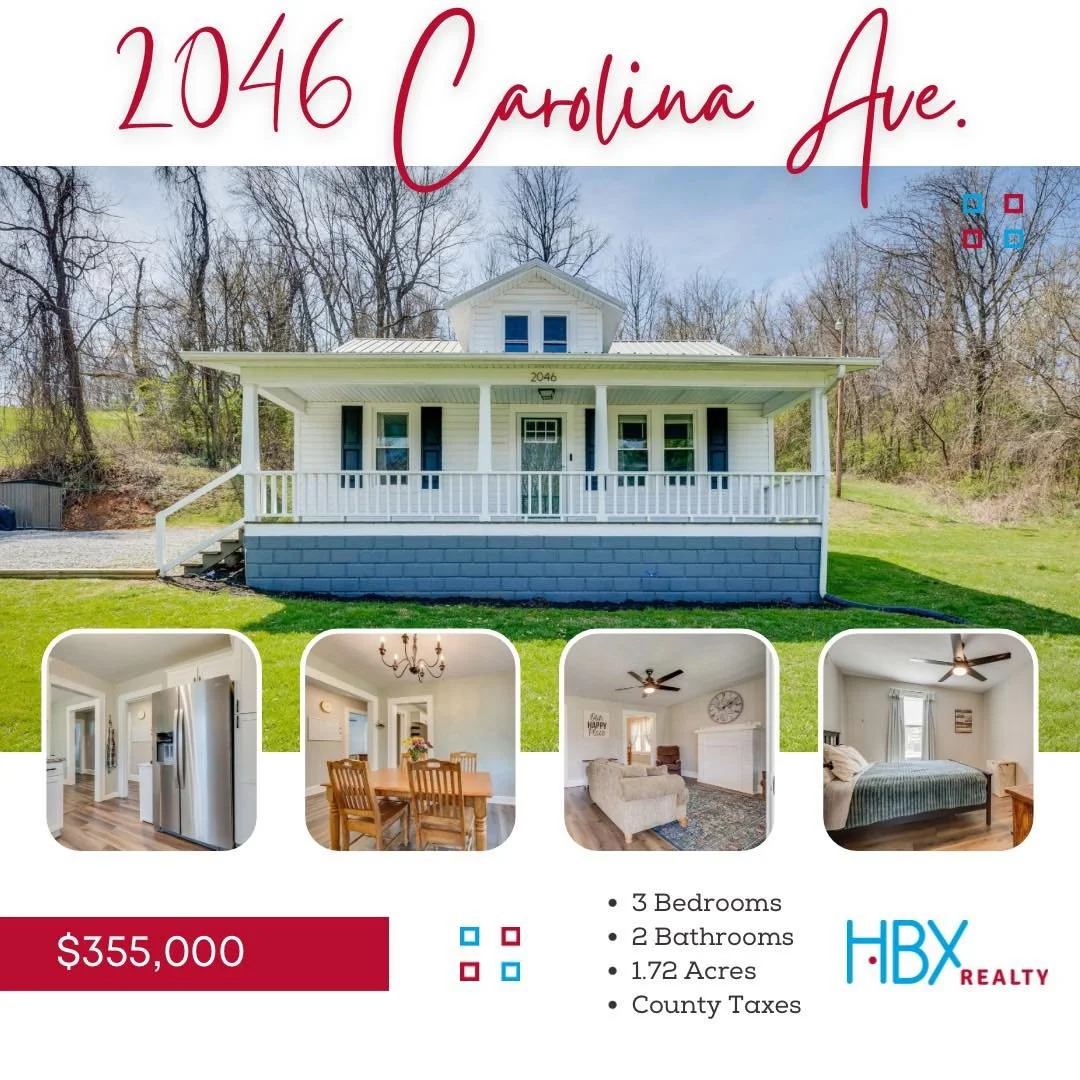 Is an updated farmhouse minutes from downtown but with low county taxes on your wishlist!? 

Then we&rsquo;ve got you covered! Allow us to introduce you to 2046 Carolina Avenue Bristol, TN 37620 😍

📲 423-389-8007

Listing provided by HBX Realty