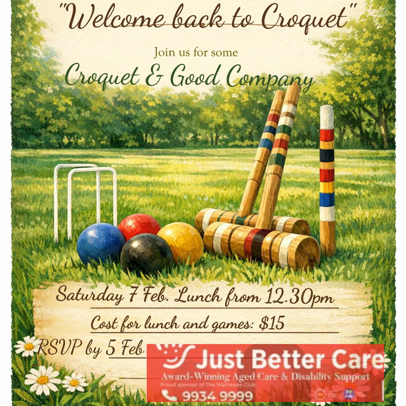 Welcome Back to Croquet - Lunch