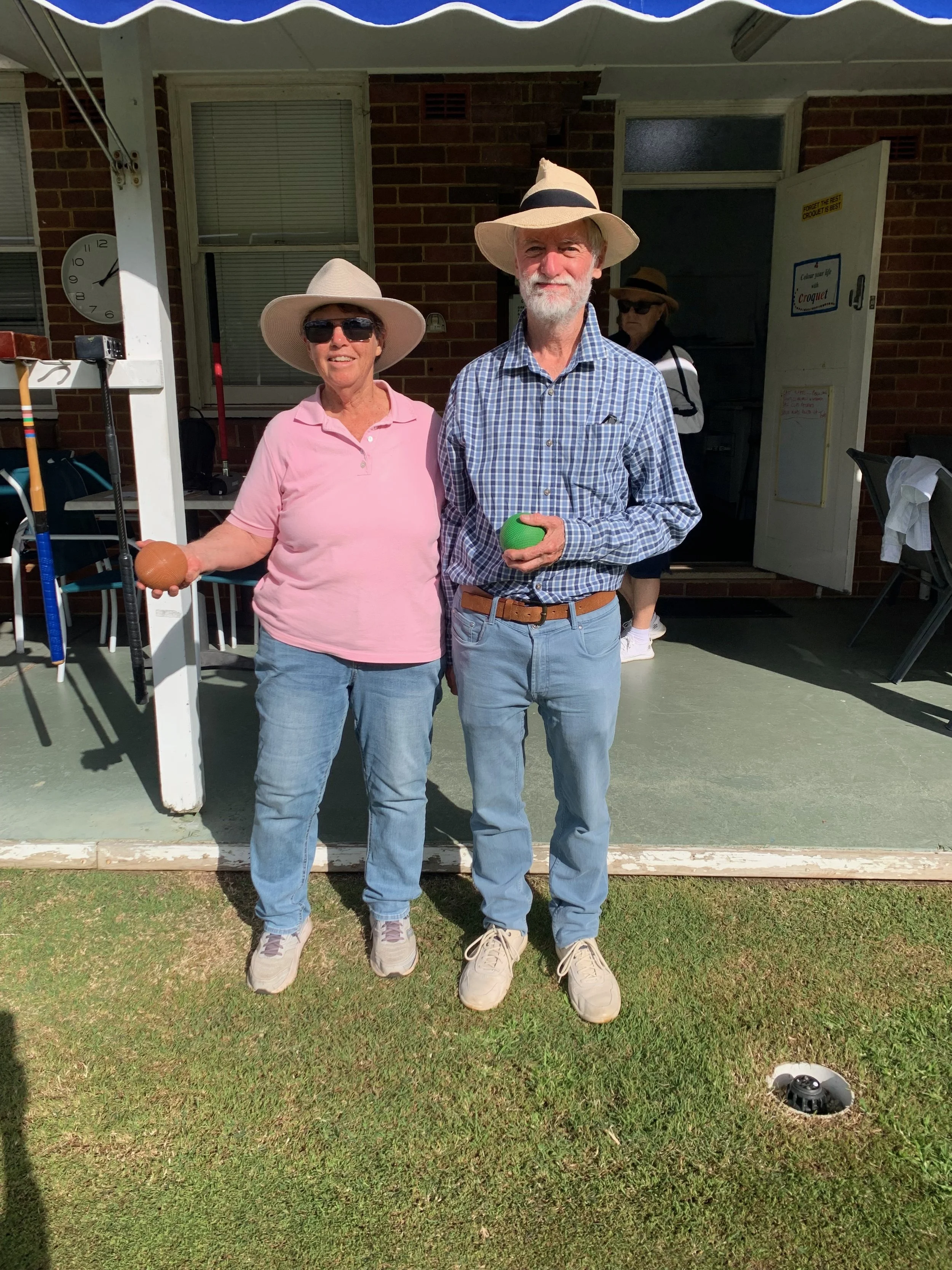 2025 GC Doubles competition winners Maryanne and John