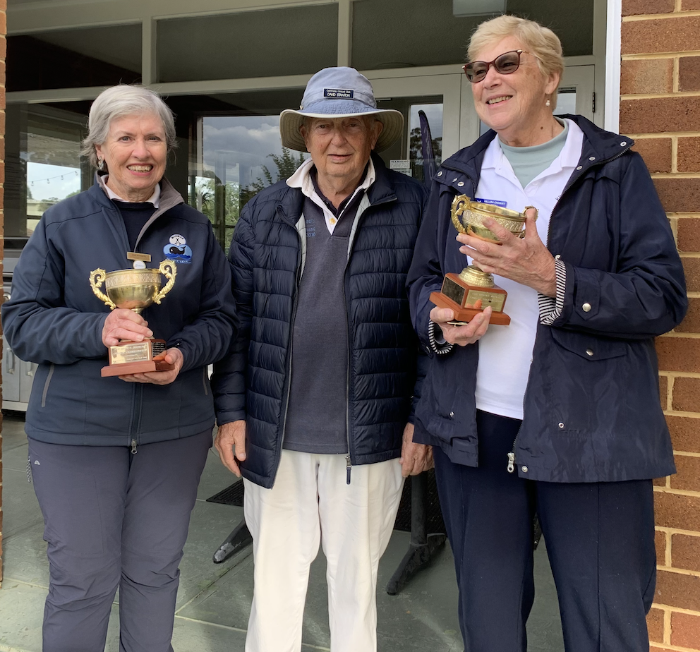 2026 Winners Fidye and Lynne with Tournament Manager David
