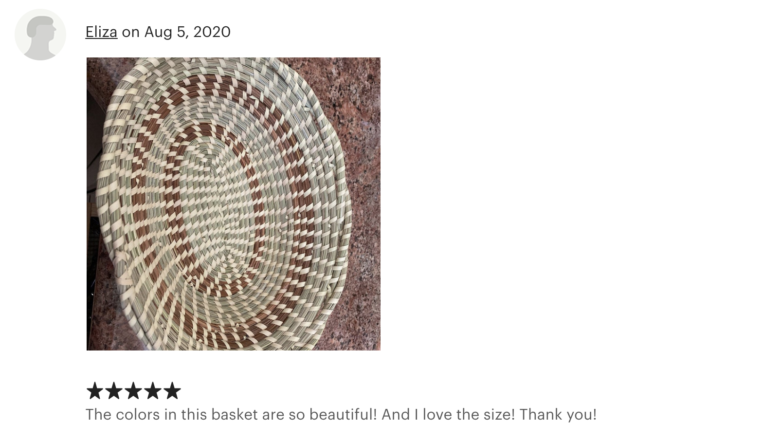 Reviews from my Etsy shop