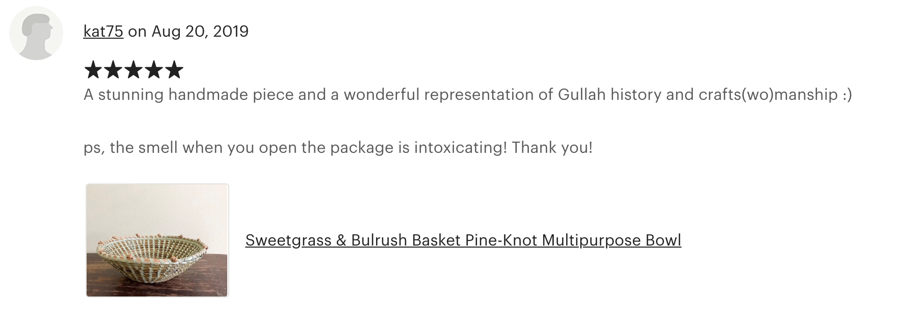 Reviews from my Etsy shop