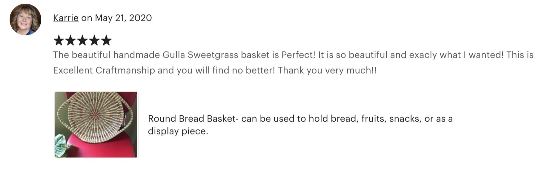 Reviews from my Etsy shop