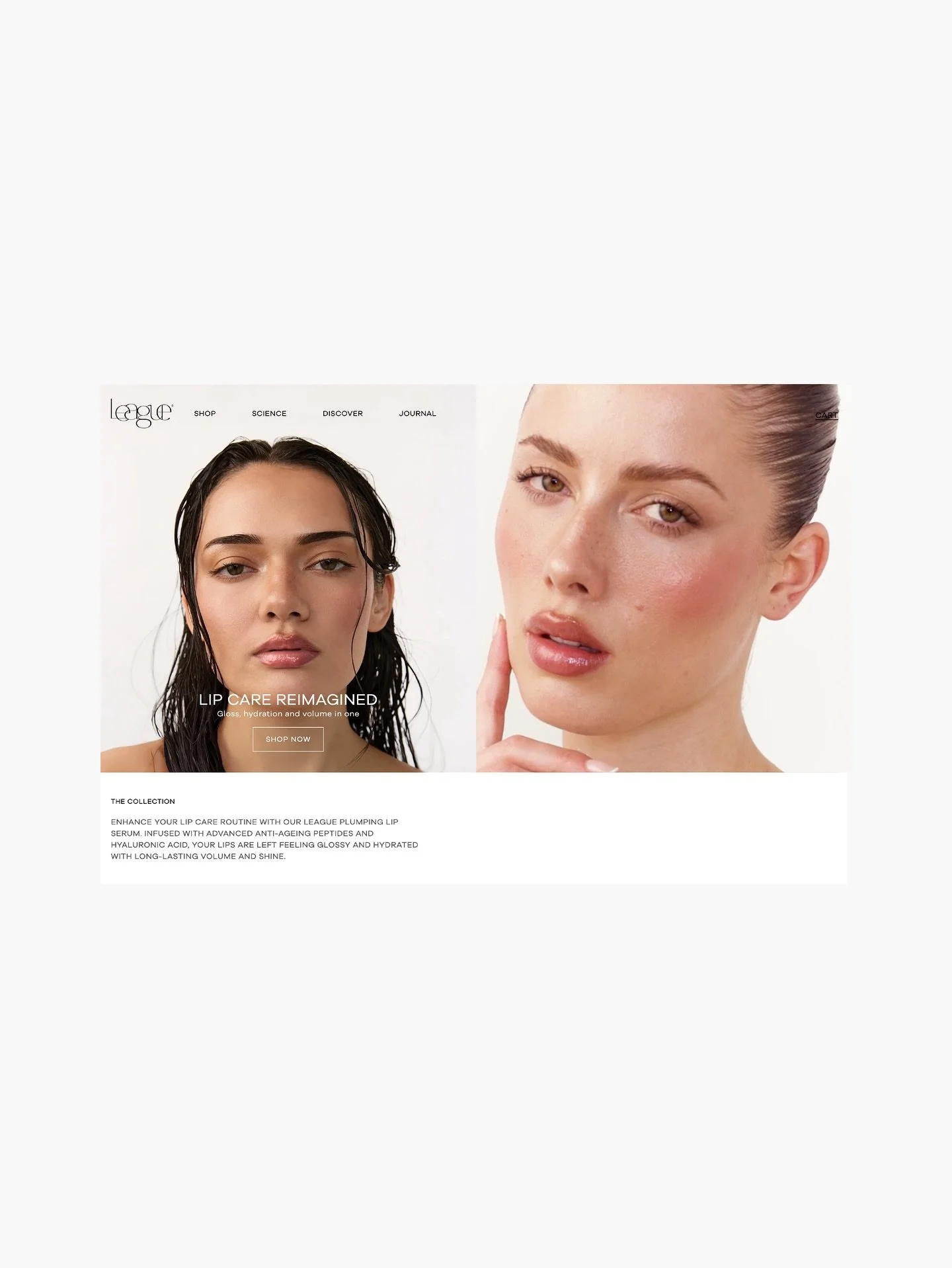 Sharing a recent Shopify website launch for @league.beauty 

We approach eCommerce differently. When you work with us, you&rsquo;re not choosing between design or development &mdash; you&rsquo;re backed by both.
We both bring the strategy, however I 