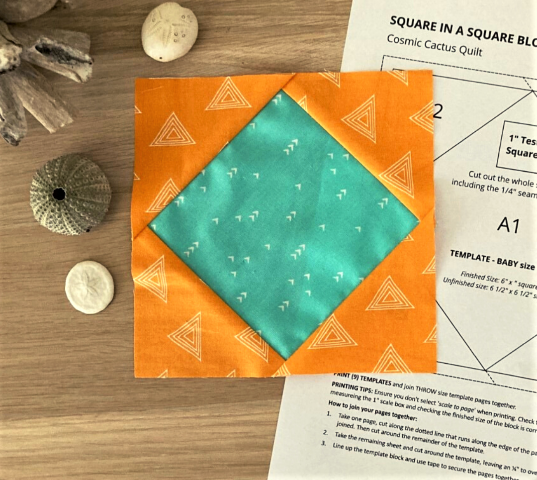 Tutorials - Example image Square in a square block