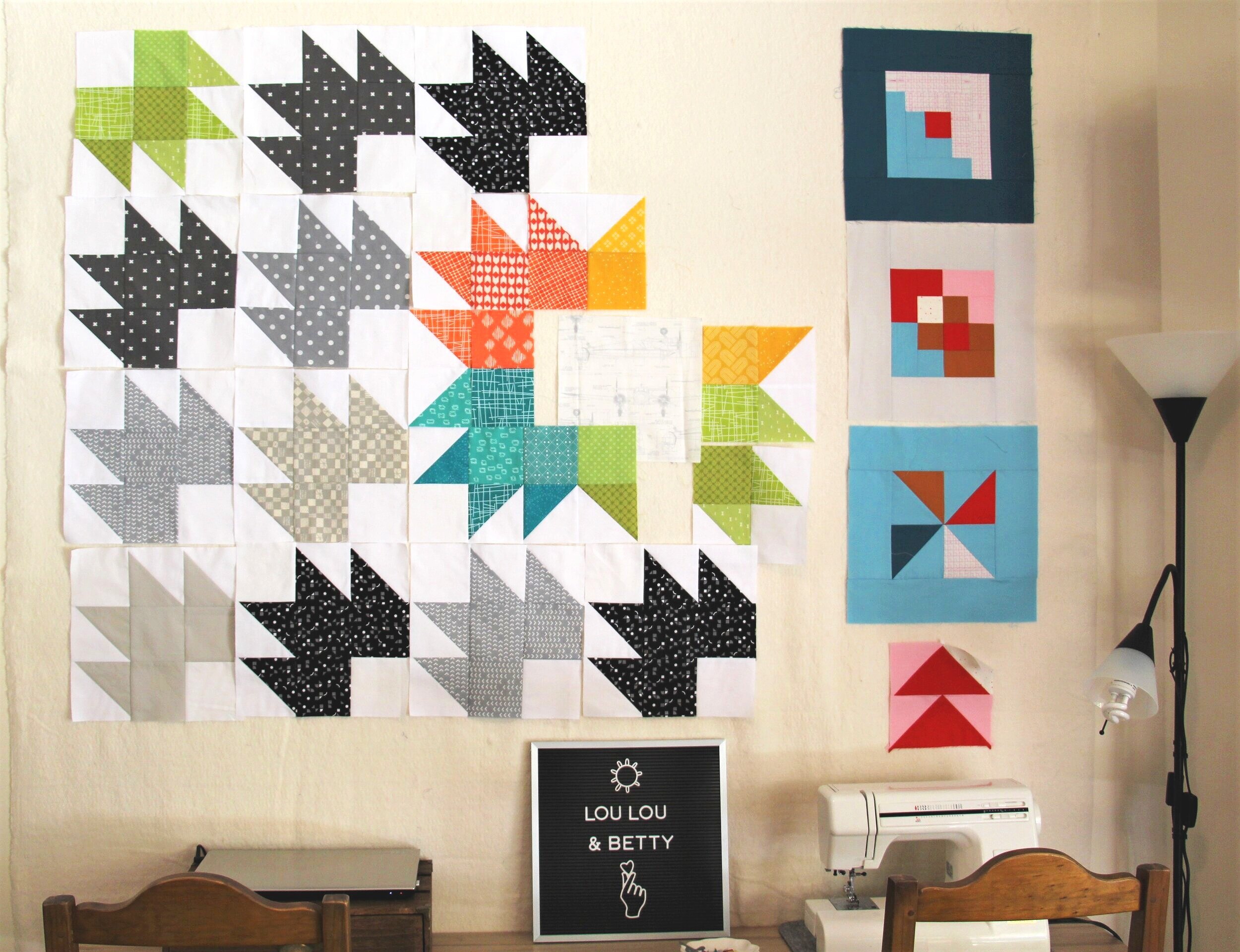How to make a Simple Quilt Design Wall — Lou Lou & Betty