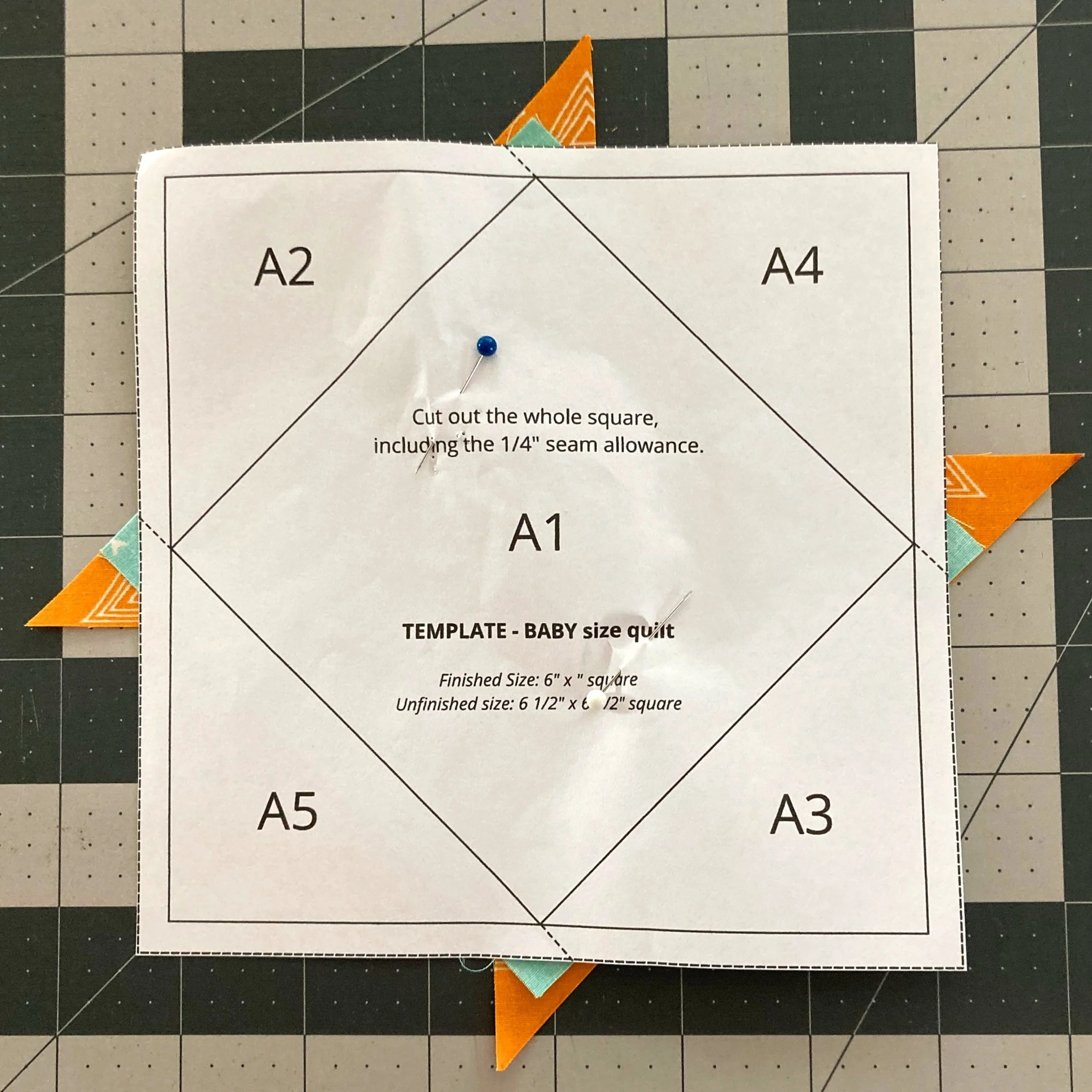 Square In Square Paper Piecing Square Paper Pieced Design: A Playful