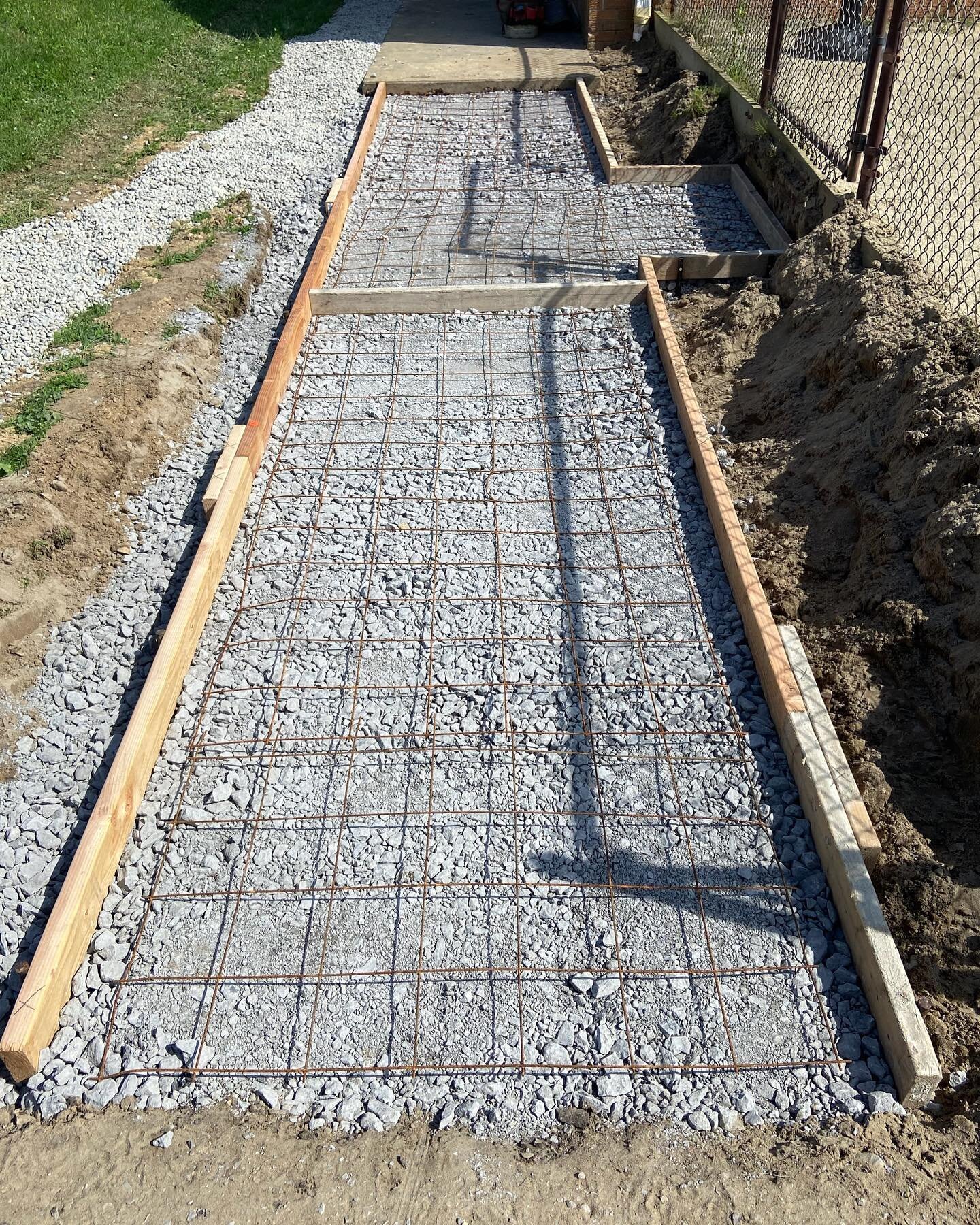This week we&rsquo;re on site in Mercer County. To improve accessibility, the leaders at Jubilee Daycare &amp; Preschool requested a new walkway for an easier parent drop-off experience. 

The rain has caused a few delays with pouring the concrete, b