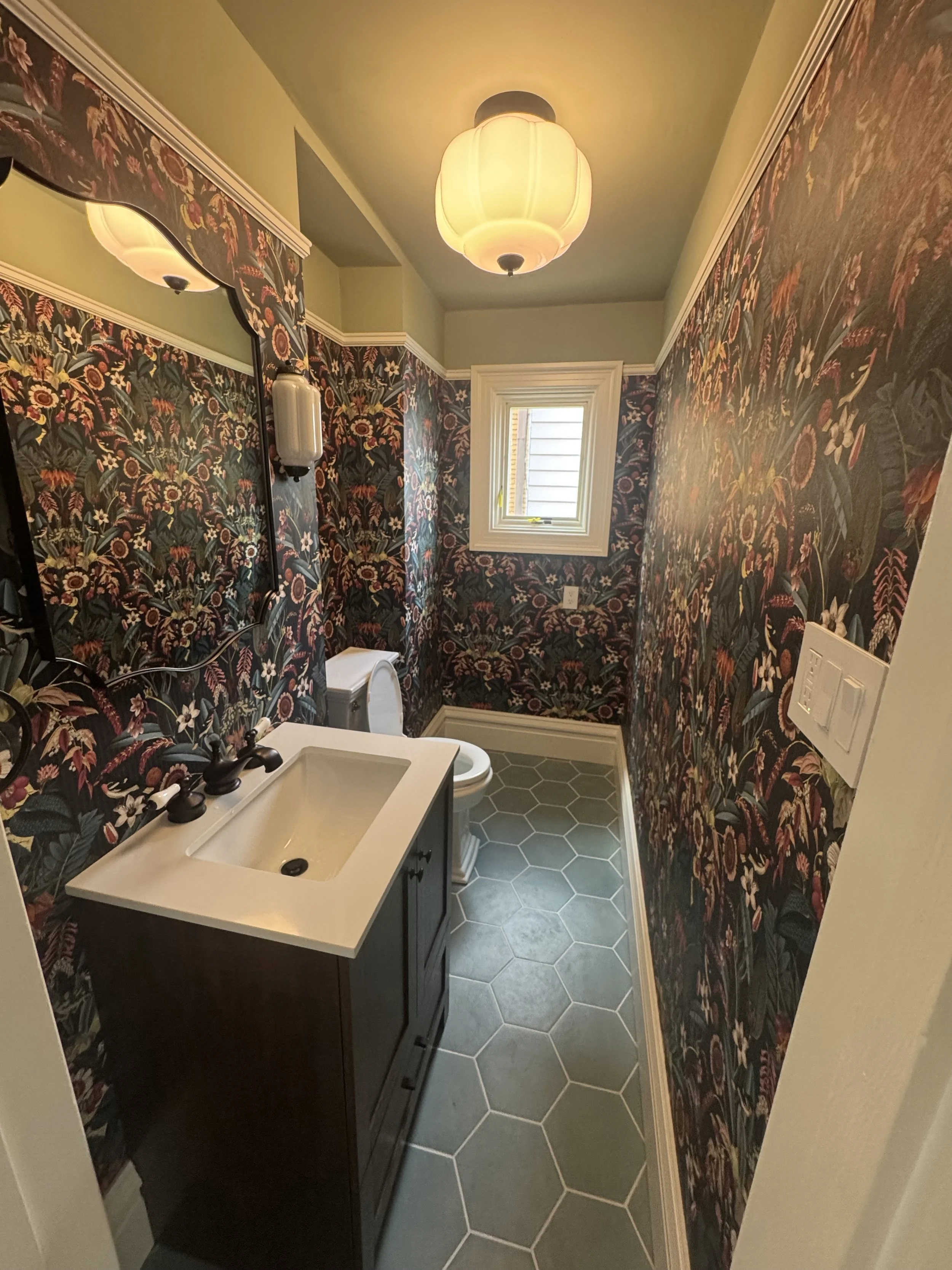 Powder Room Remodel - Enhancing quality and designs.