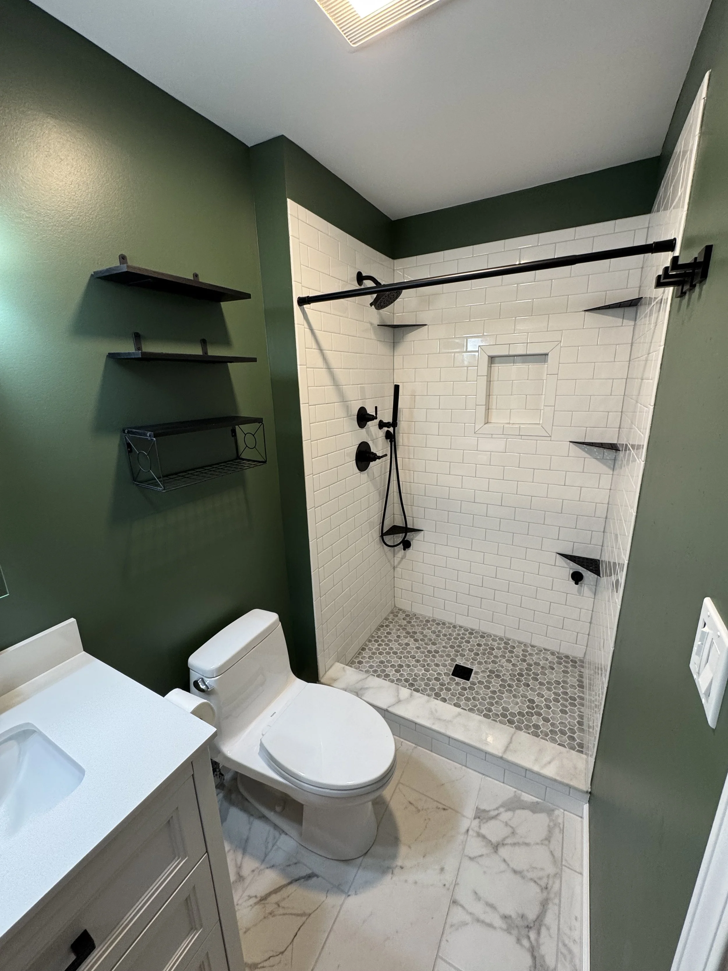 Custom Bathroom Remodel with Walk-In Shower | Local Bathroom Renovation