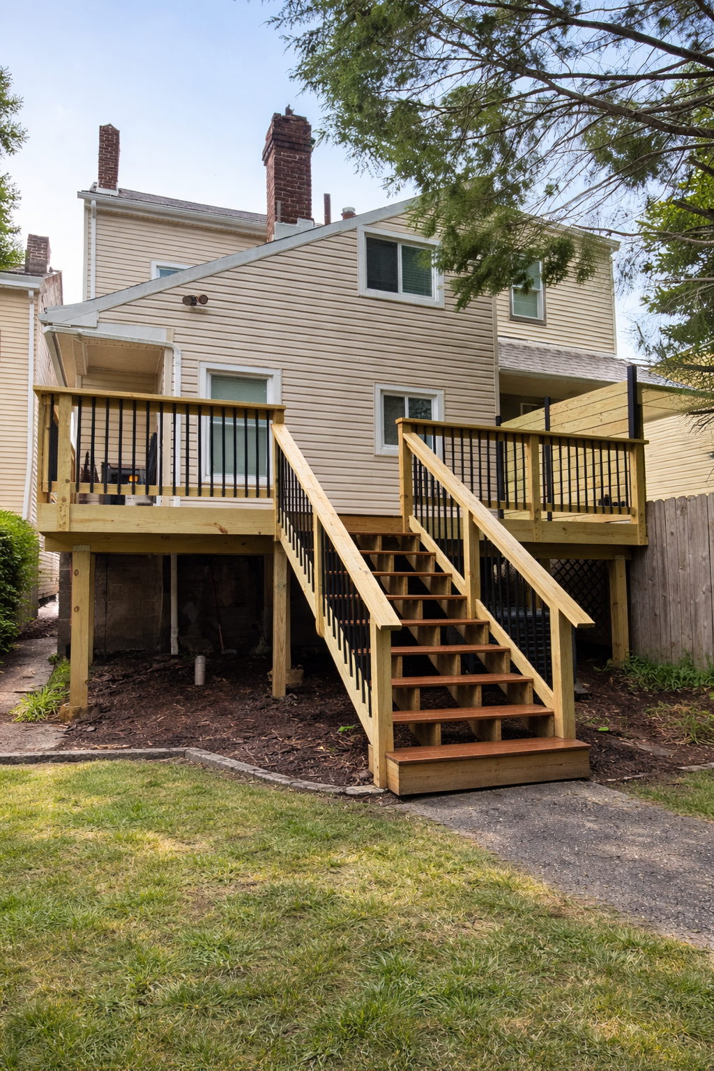 Full Deck Rebuild & Redesign to Code | Custom Deck Construction Contractor