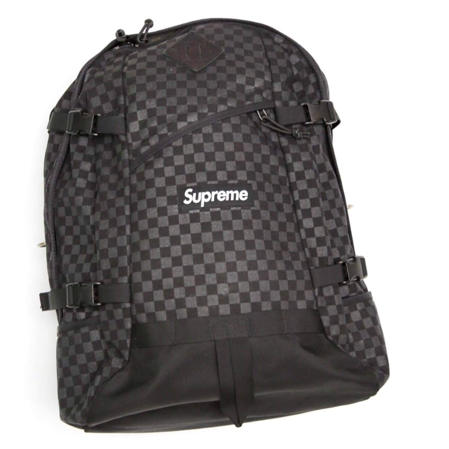 supreme checkered backpack