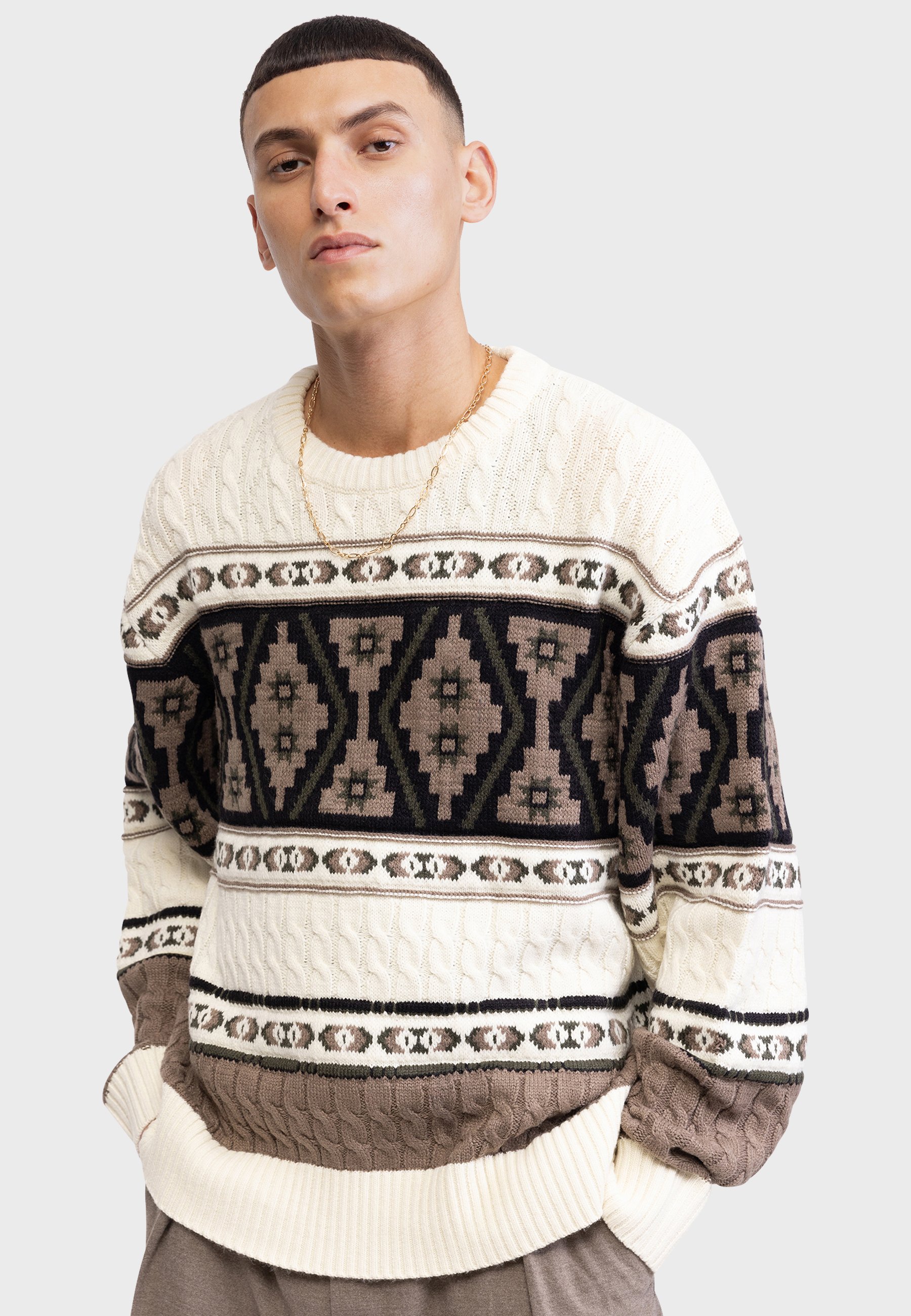 242069 RRHenson Knit BOXY FIT - Pristine
