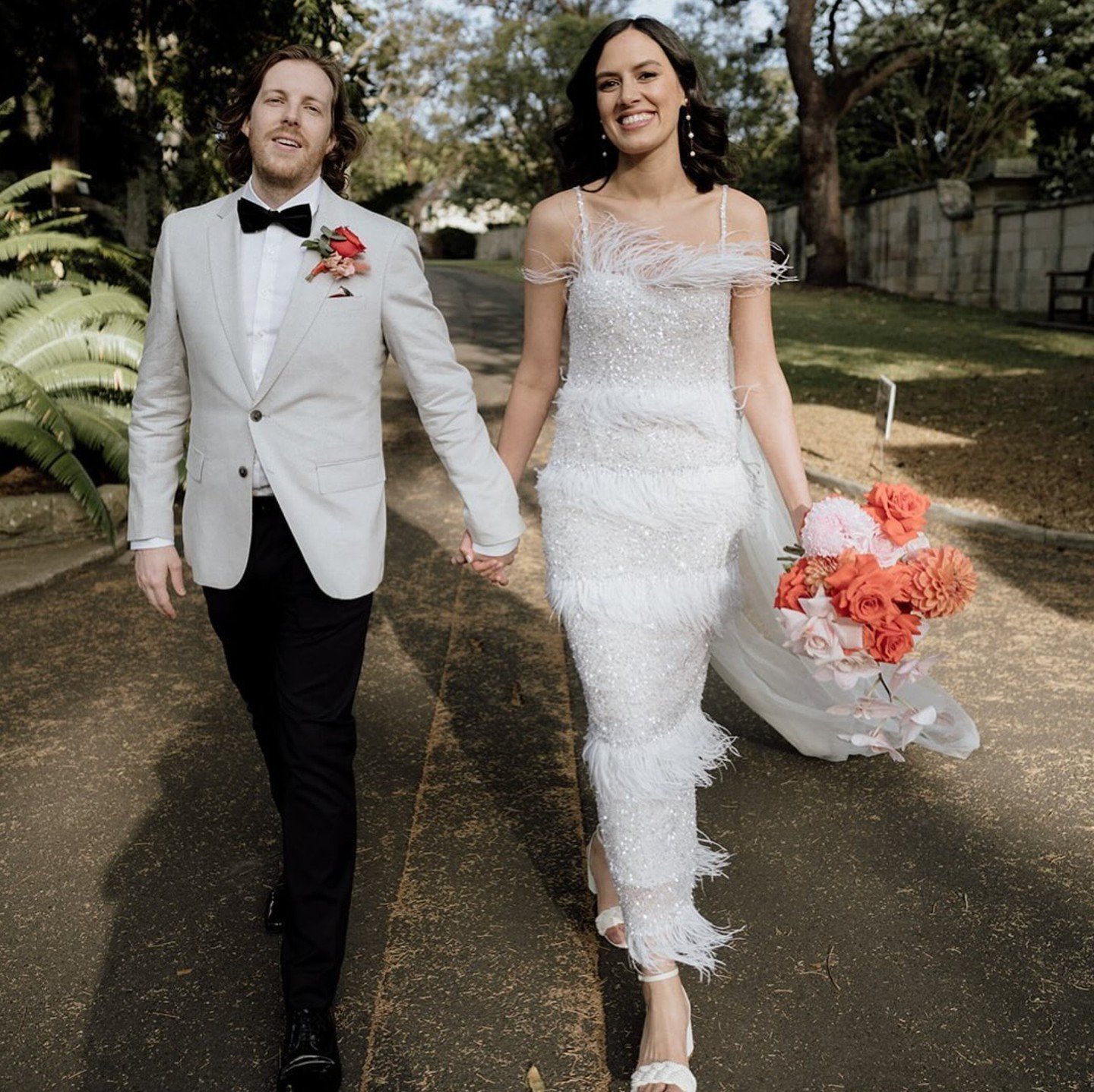 We love a good TFM team up. 👯&zwj;♀️⁠
⁠
A moment of 👏🏼👏🏼👏🏼 for when #TFMtalent hairstylist Carly Van der Meer and #TFMtalent makeup artist Teneille Sorgiovanni joined together for the wedding of another good team up Jessica &amp; Hugh. ⁠🥰🙌🏼