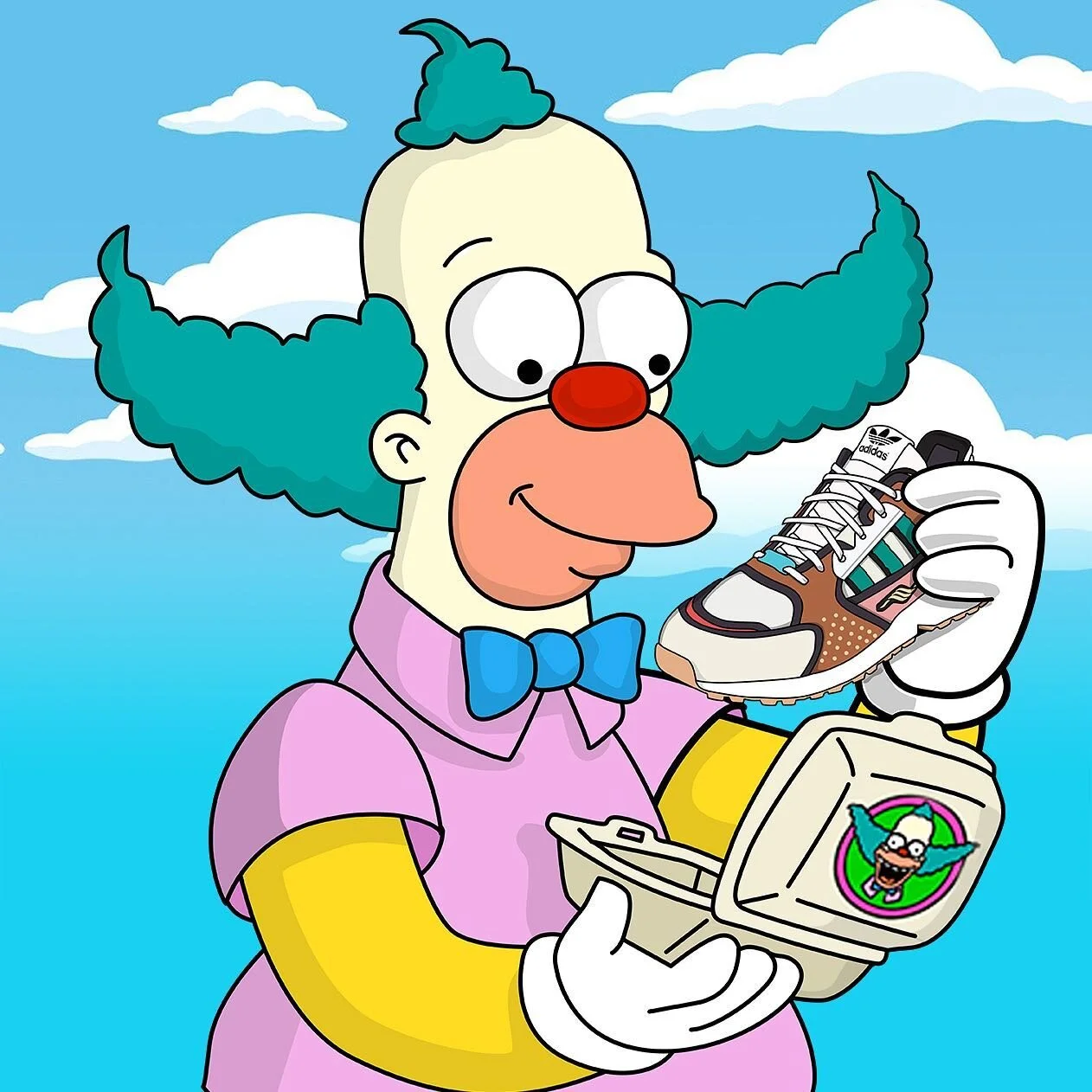 &ldquo;HEY HEY!&rdquo; @adidasoriginals serving the krusty Buger ZXs