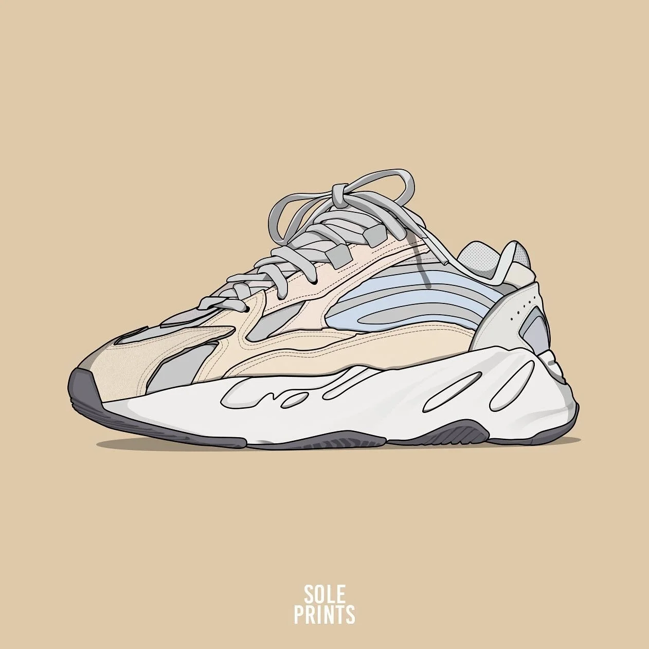 The #yeezy cream 700s