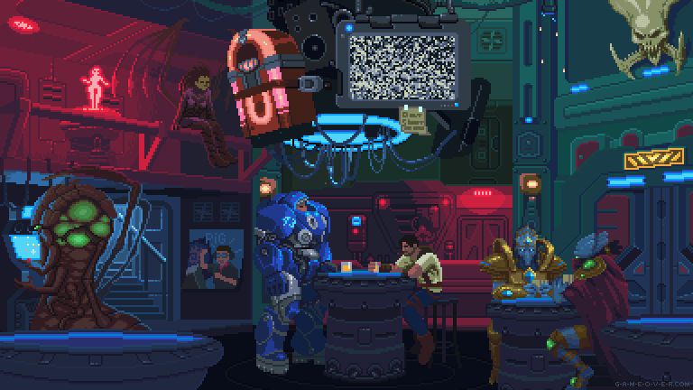 Commission for Jared 'PiG' Krensel (twitch.tv/x5_pig) to be used as his Twitch background (2018)
